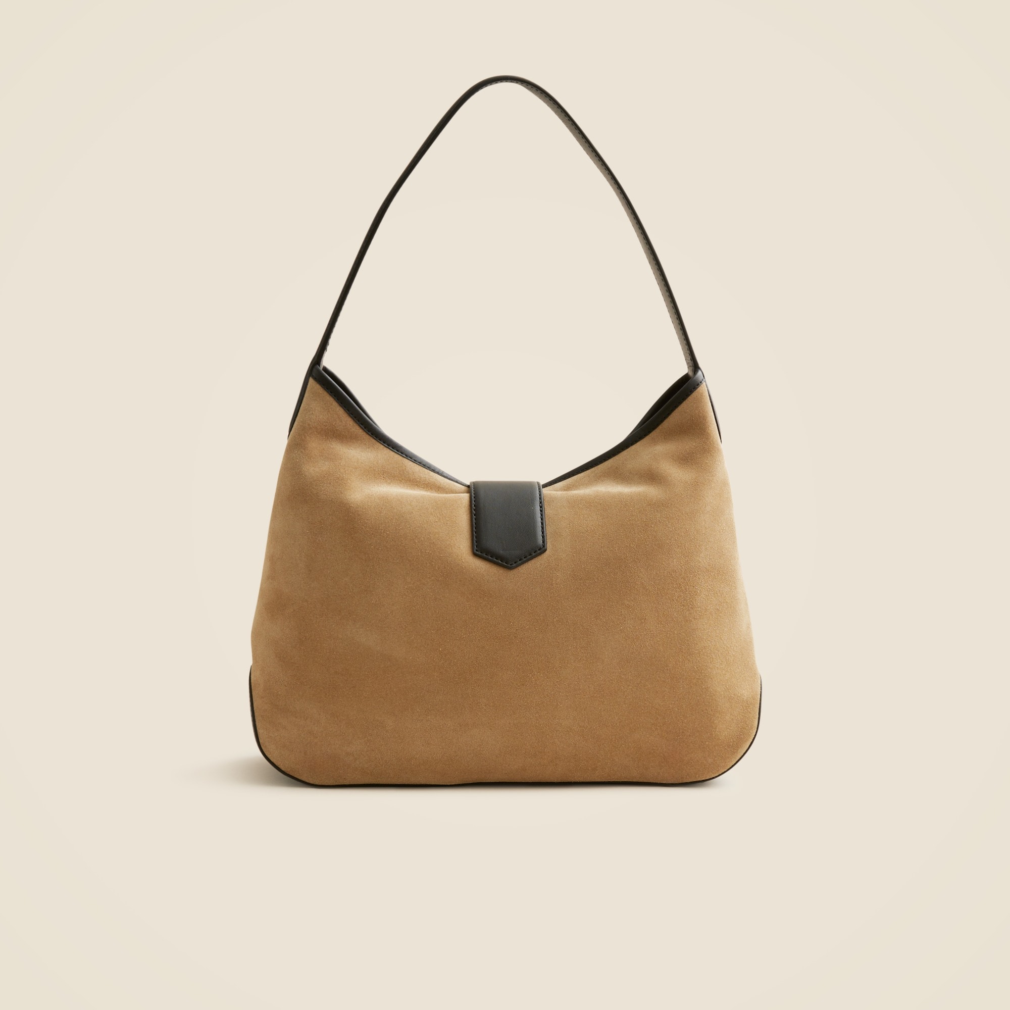 Berkeley suede and leather shoulder bag
