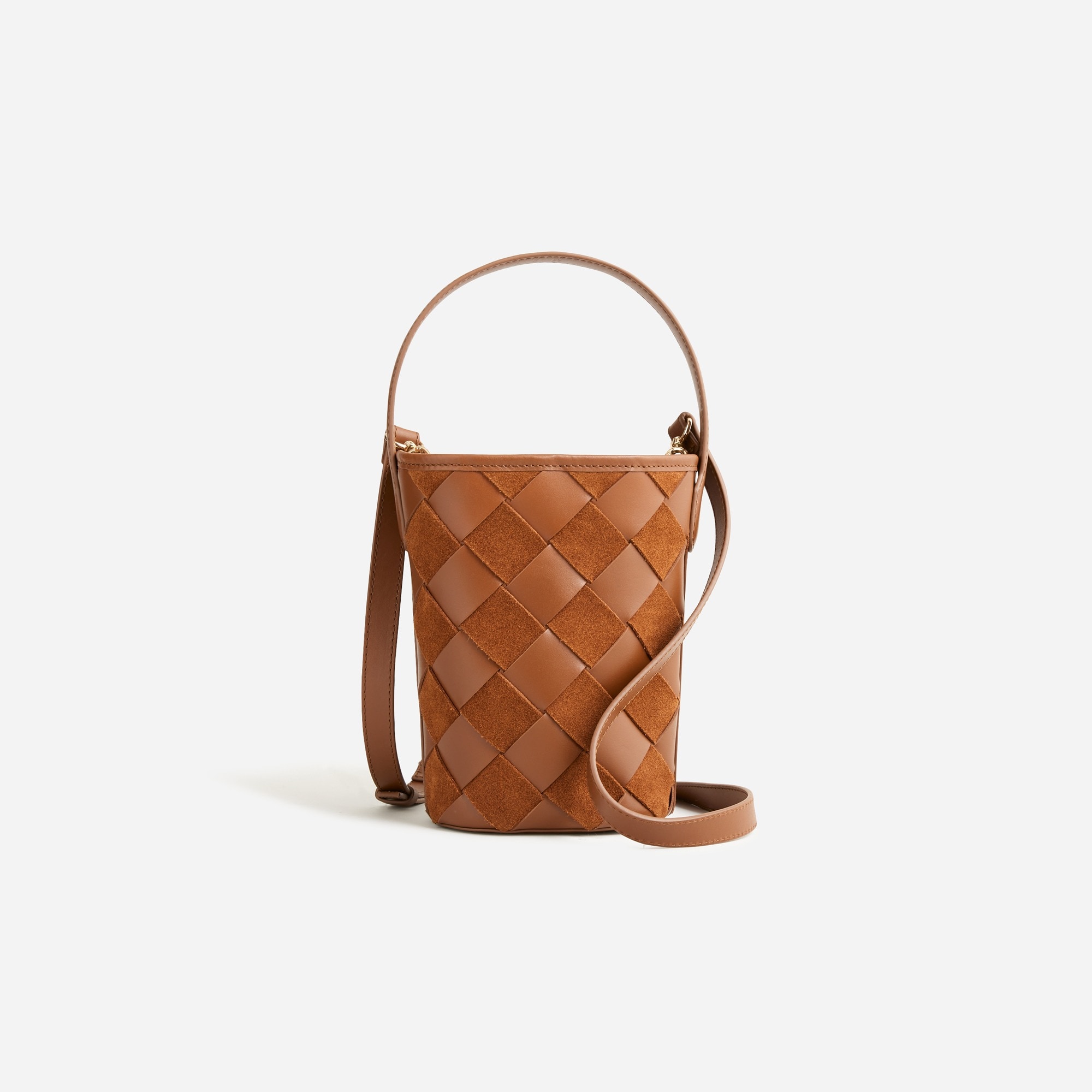 J.Crew: Berkeley Bucket Bag In Leather And Suede For Women