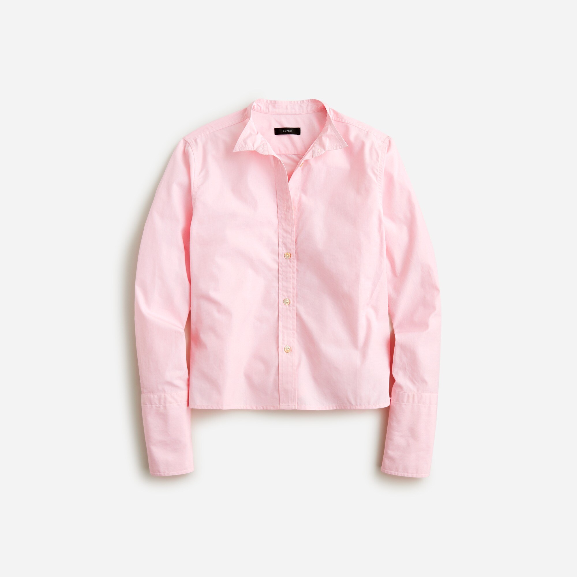  Thomas Mason&reg; for J.Crew cropped shirt in end-on-end cotton