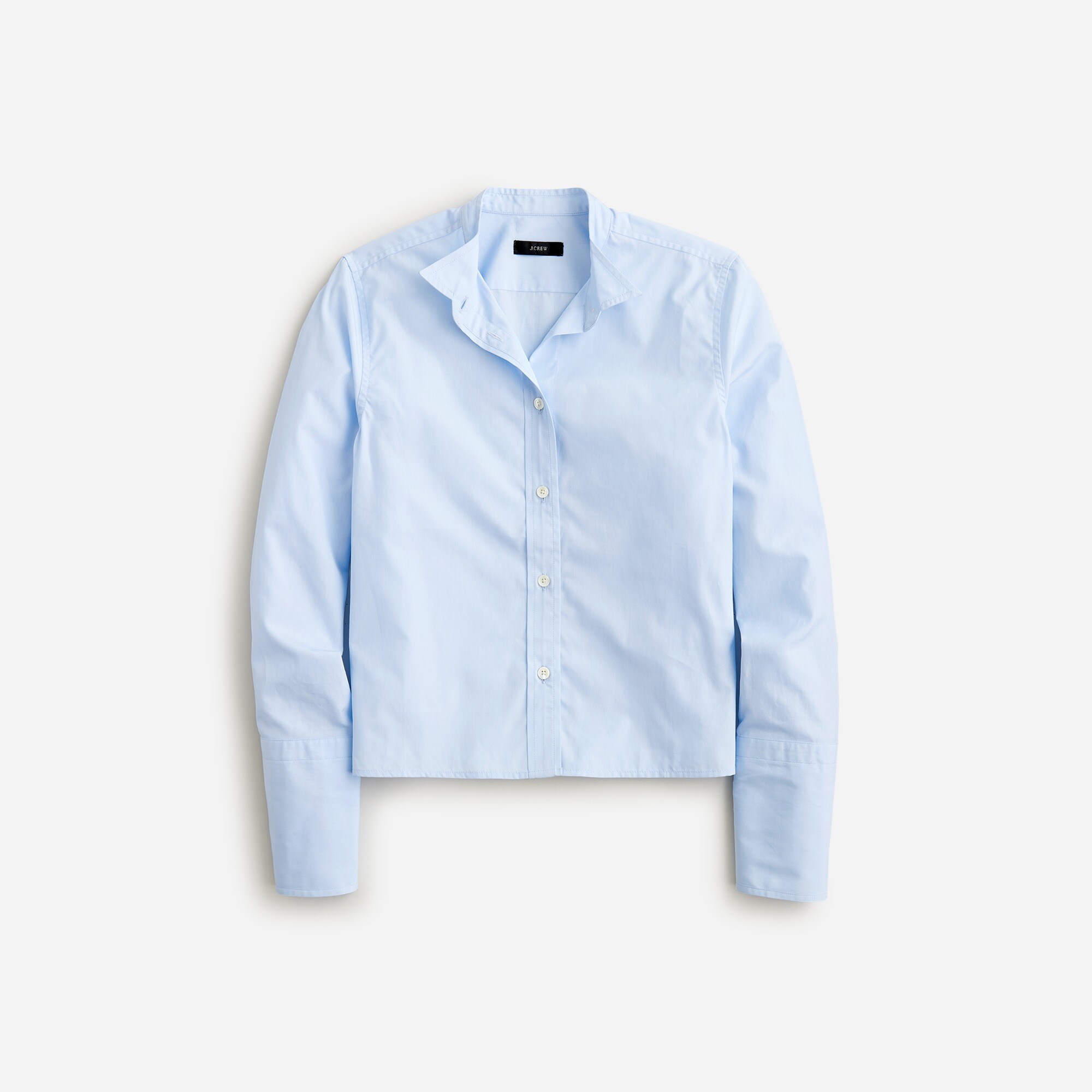 Thomas Mason® for J.Crew cropped shirt in end-on-end cotton