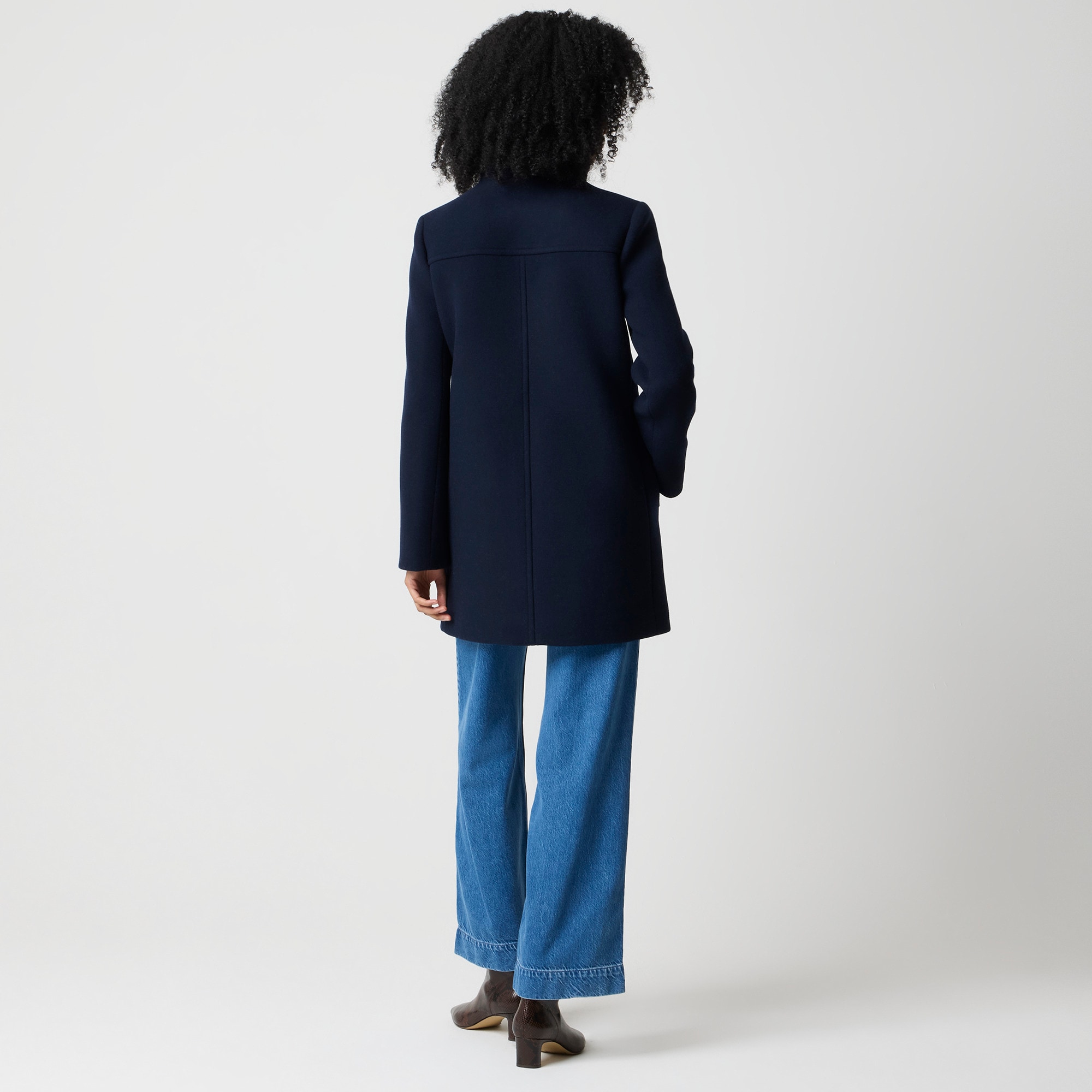 別注 TOWN PARKER WOMAN City Coat With Button Neck For Women | Factory