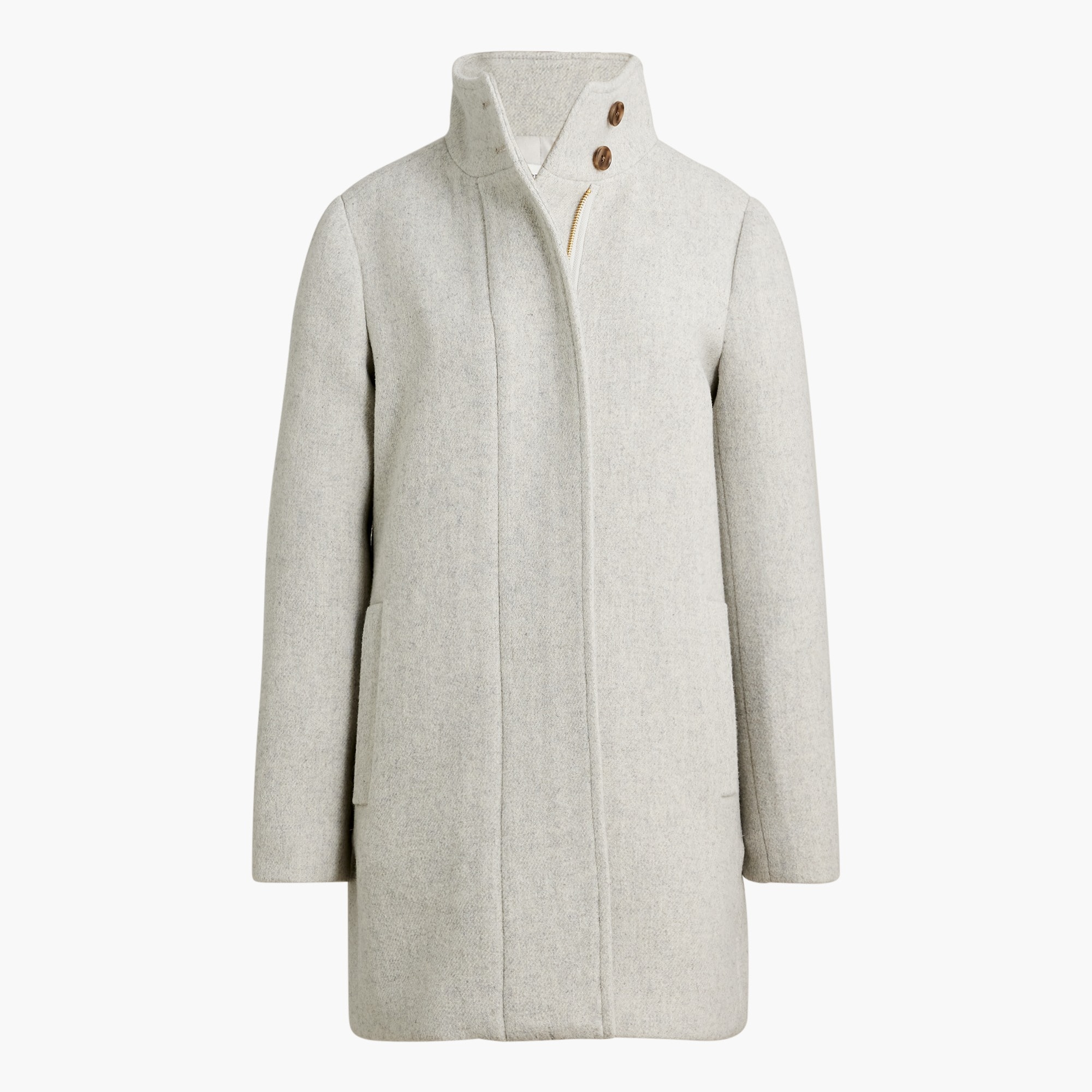 Factory: Button-neck City Coat For Women