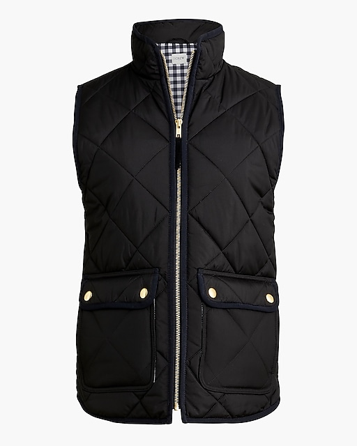  Puffer vest with snap pockets