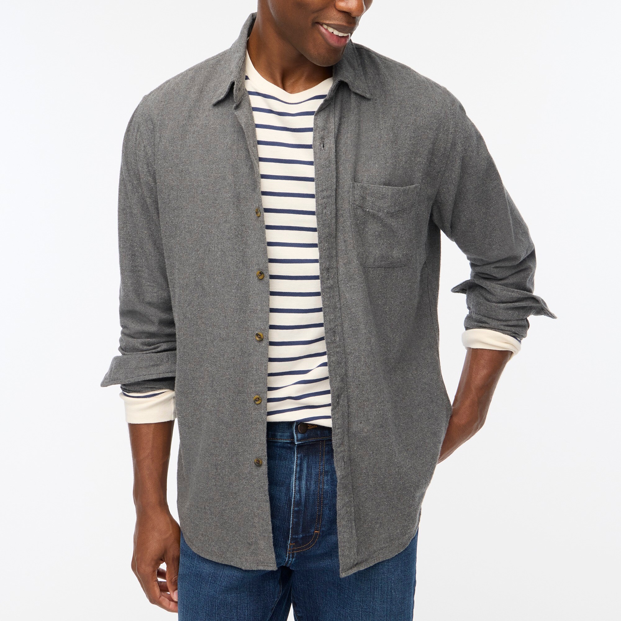 mens Classic flannel shirt