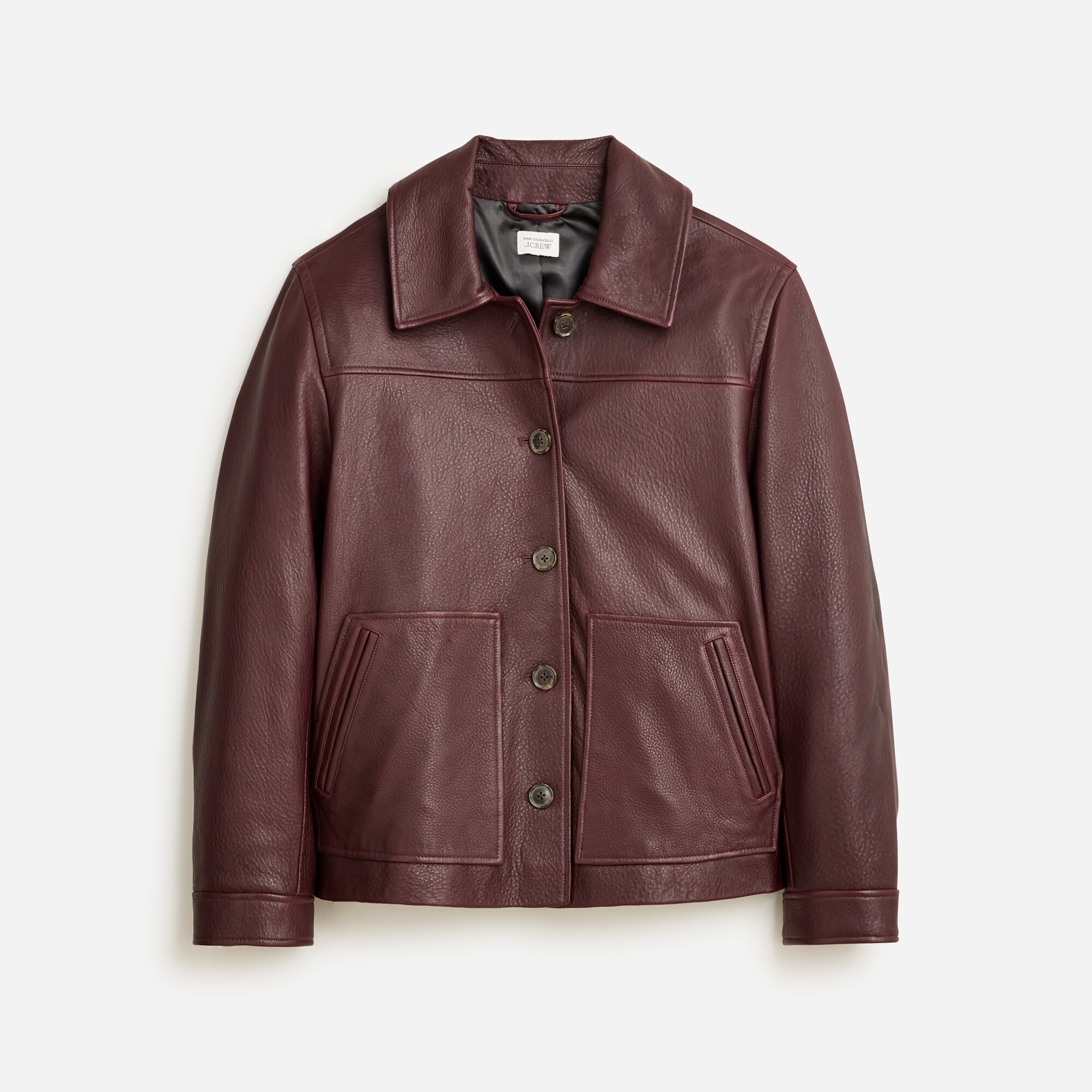 Mari Giudicelli X J.Crew leather jacket