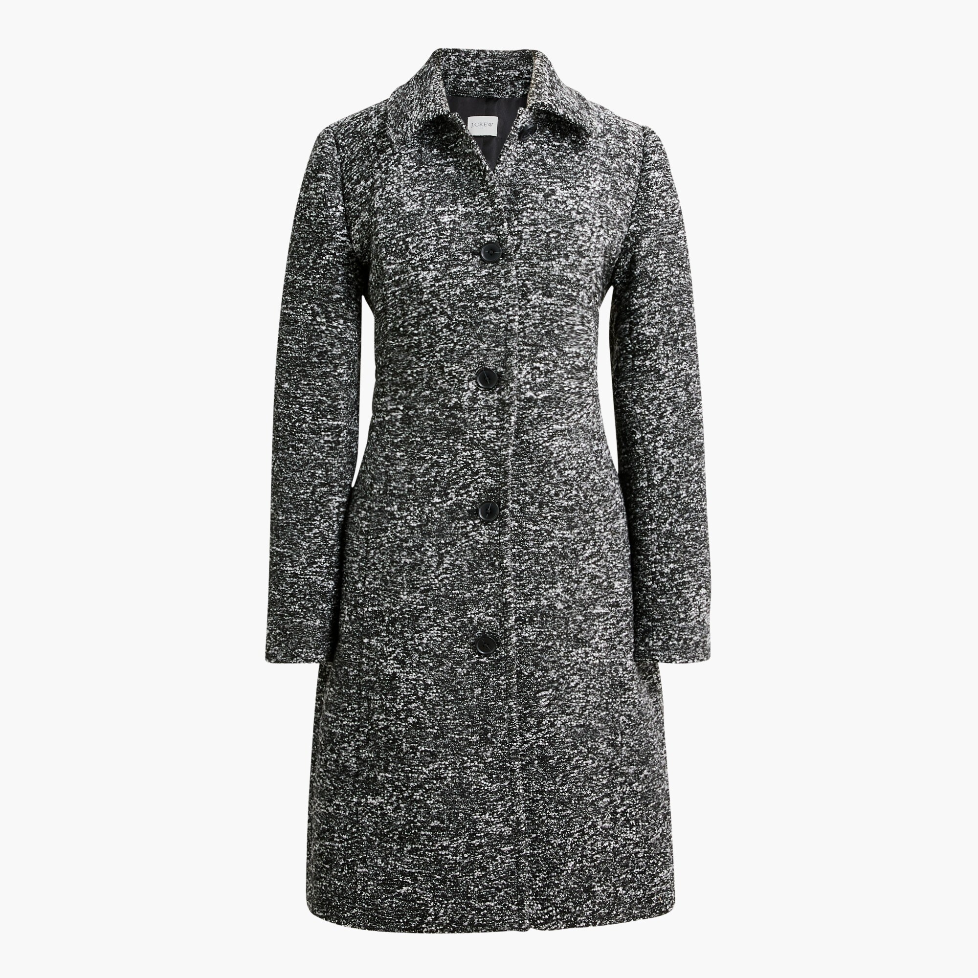  Boucl&eacute; lady day coat