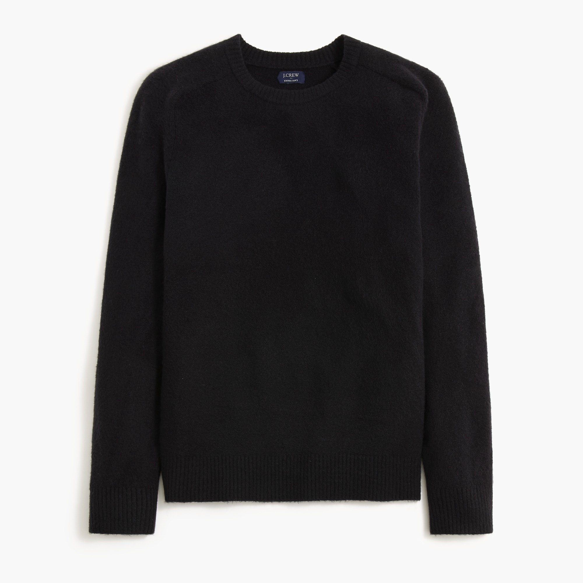 Crewneck sweater in extra-soft yarn