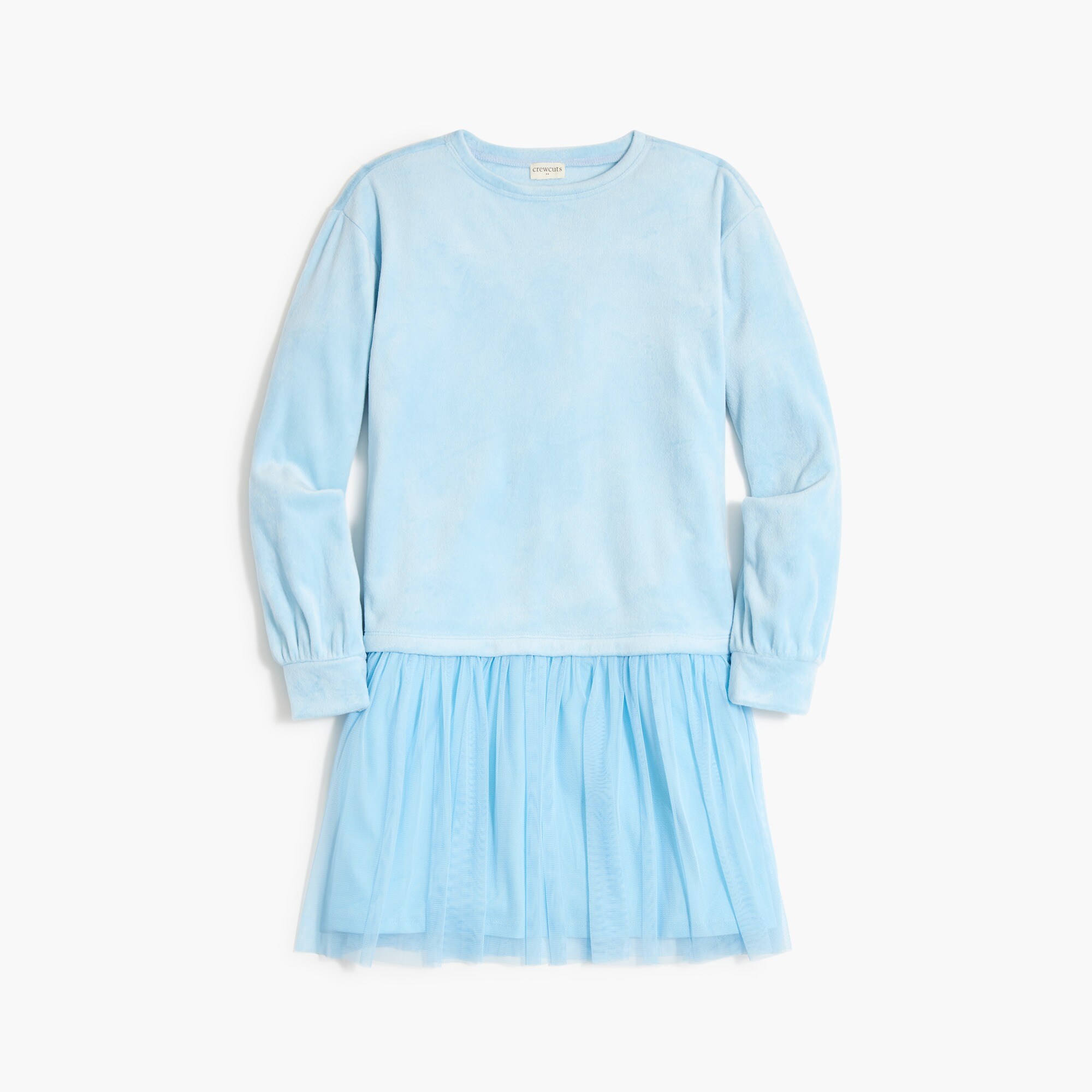 Girls' velour mixy dress