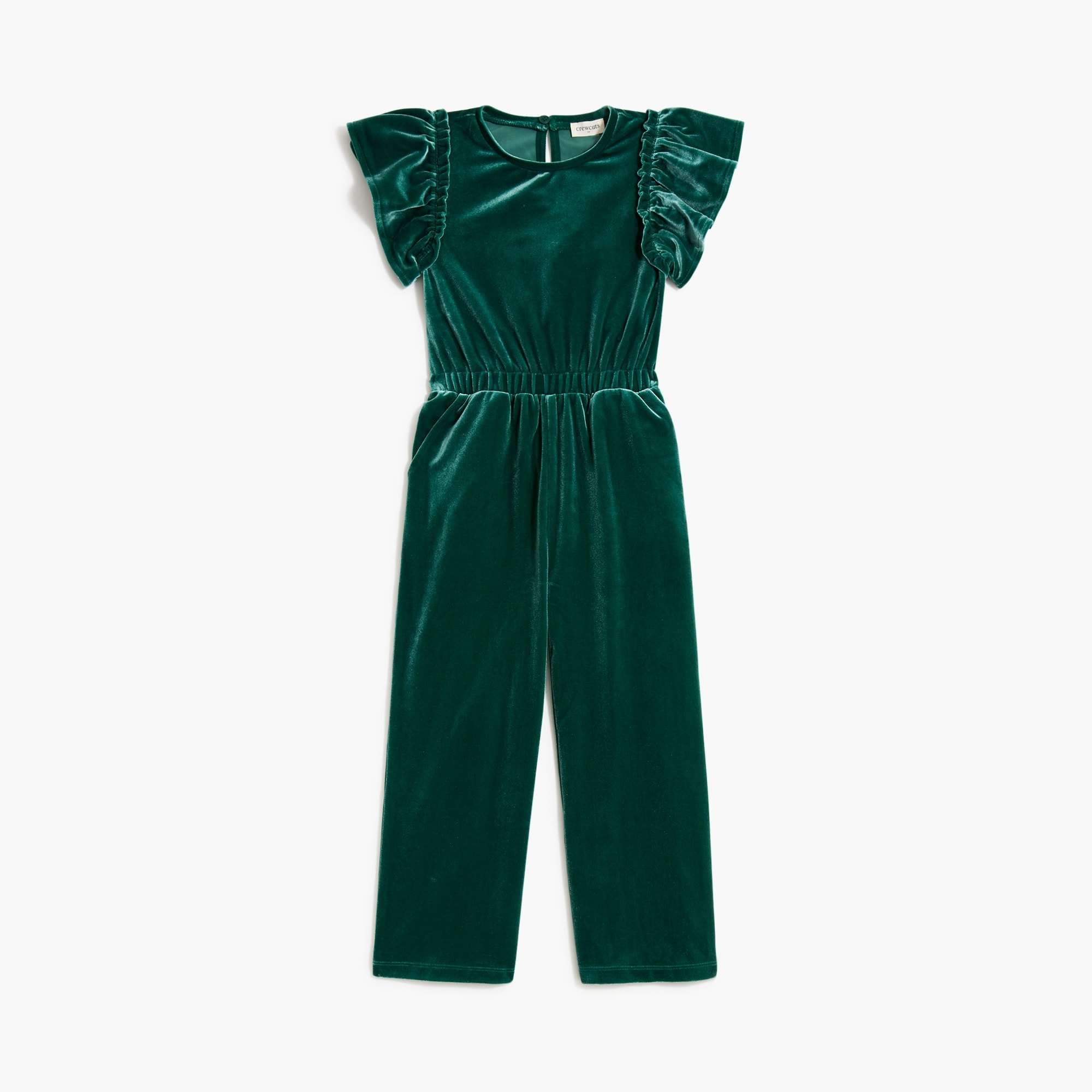 girls' velvet jumpsuit for girls