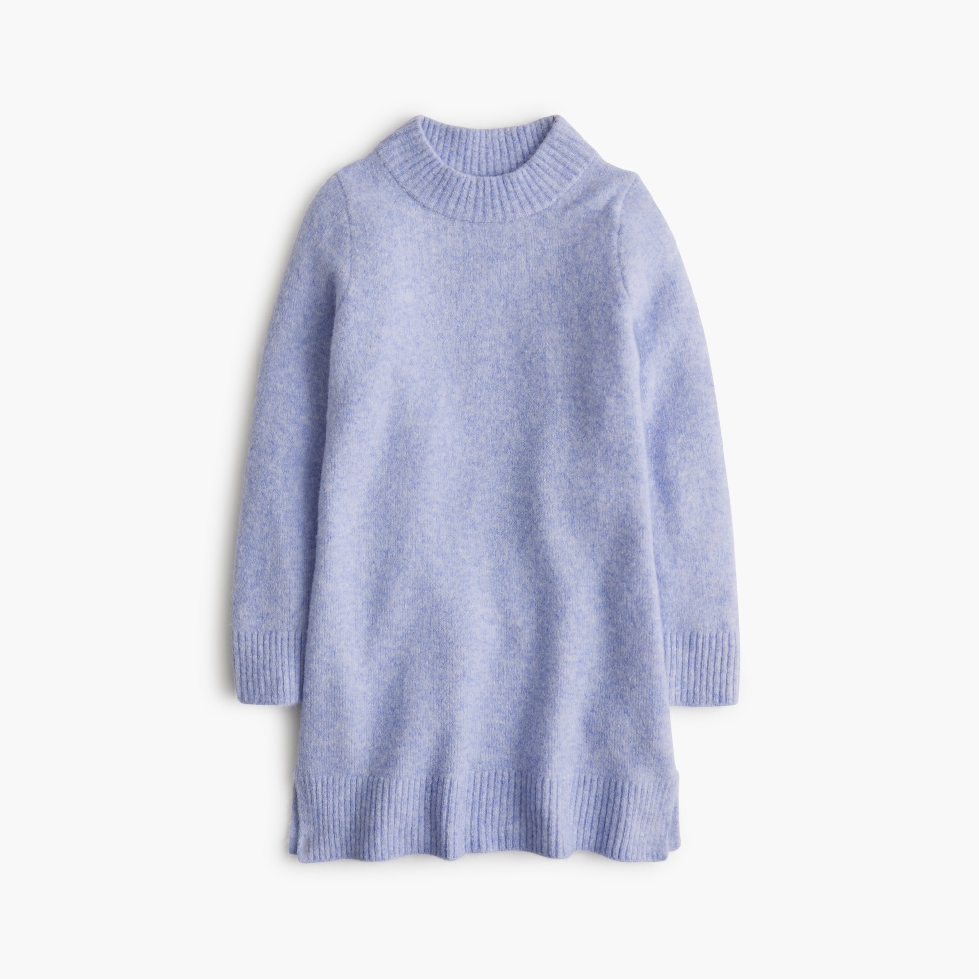 Girls' sweater-dress in extra-soft yarn