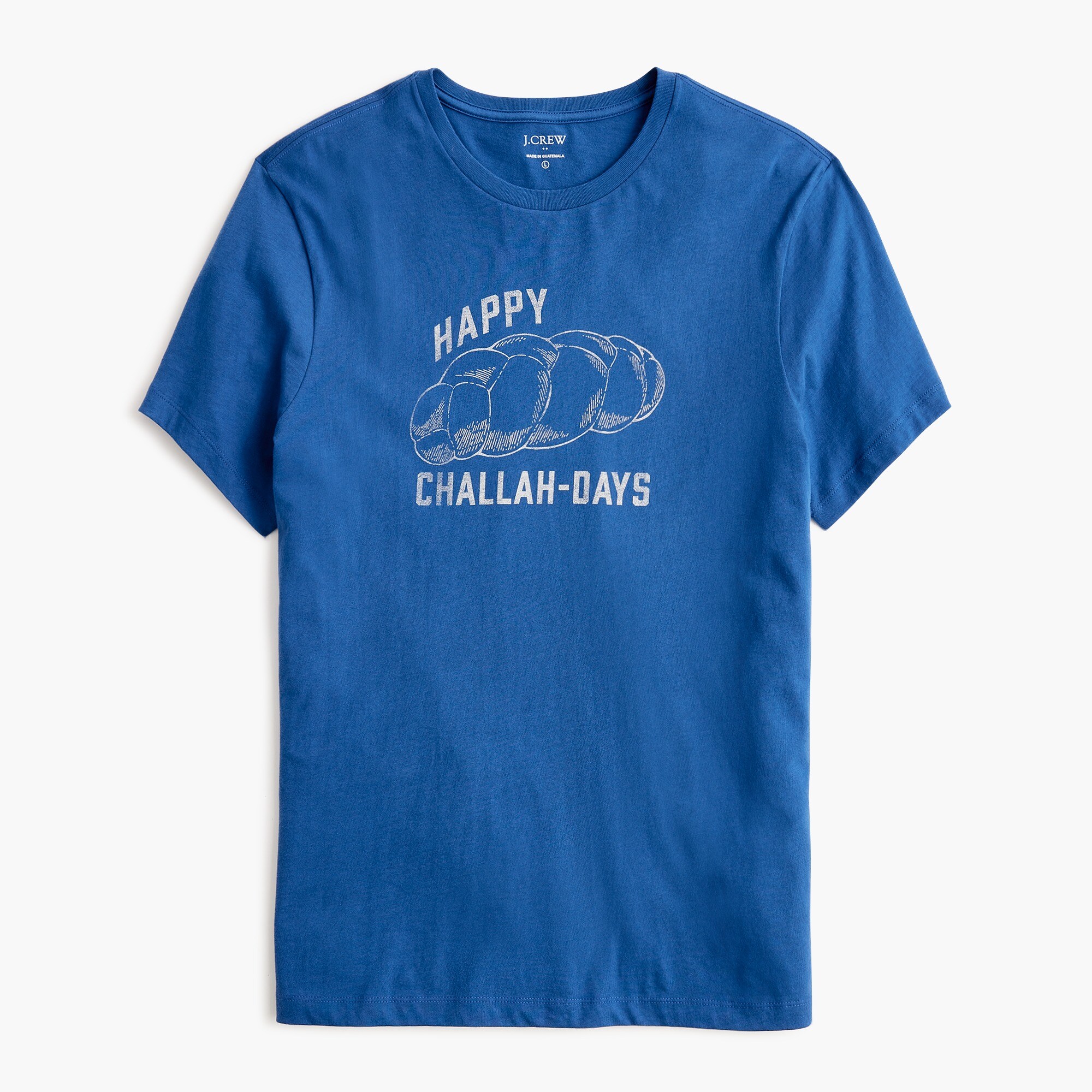 "Happy challah-days" graphic tee