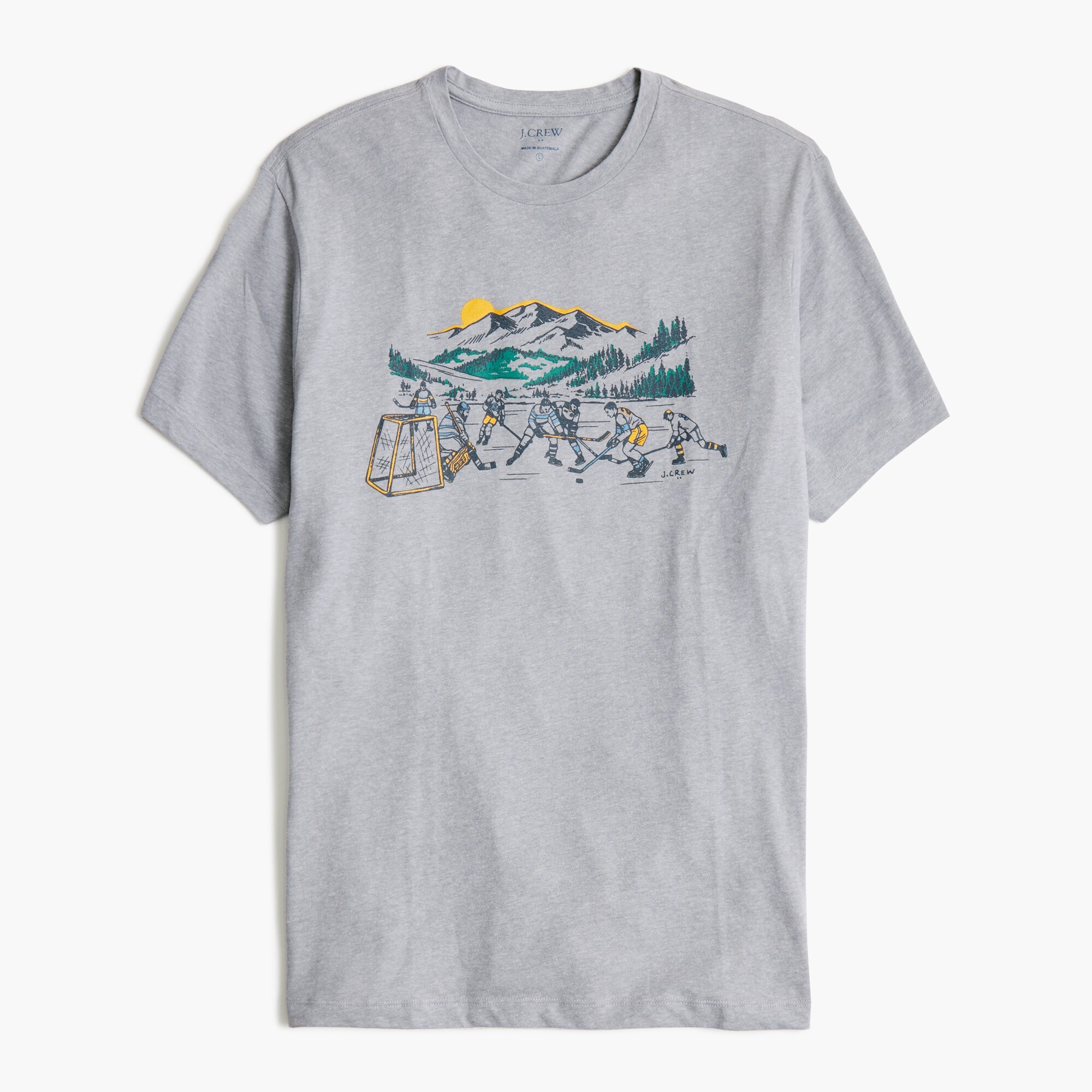 ice hockey graphic tee for men