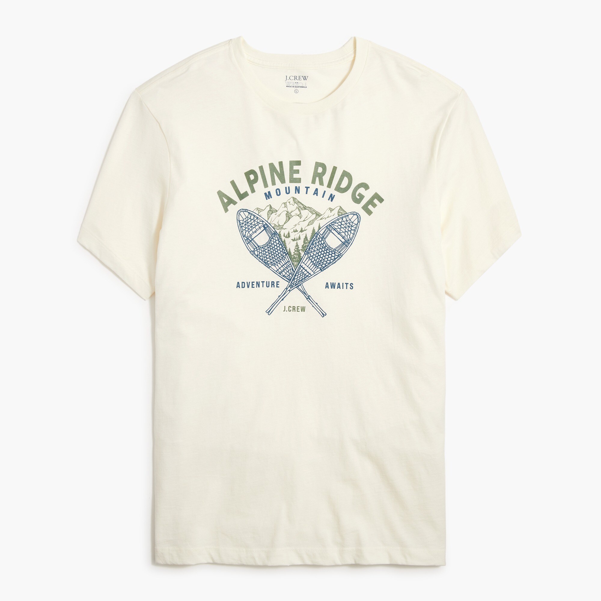 "alpine ridge" graphic tee for men