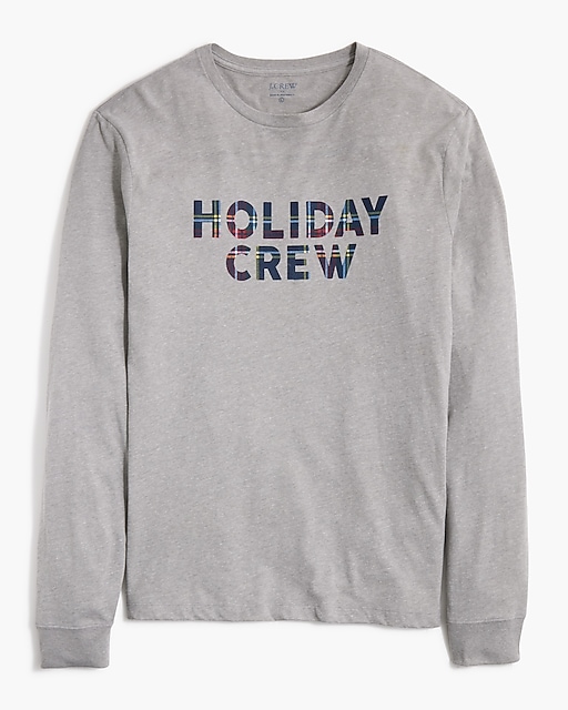  &quot;Holiday crew&quot; graphic tee