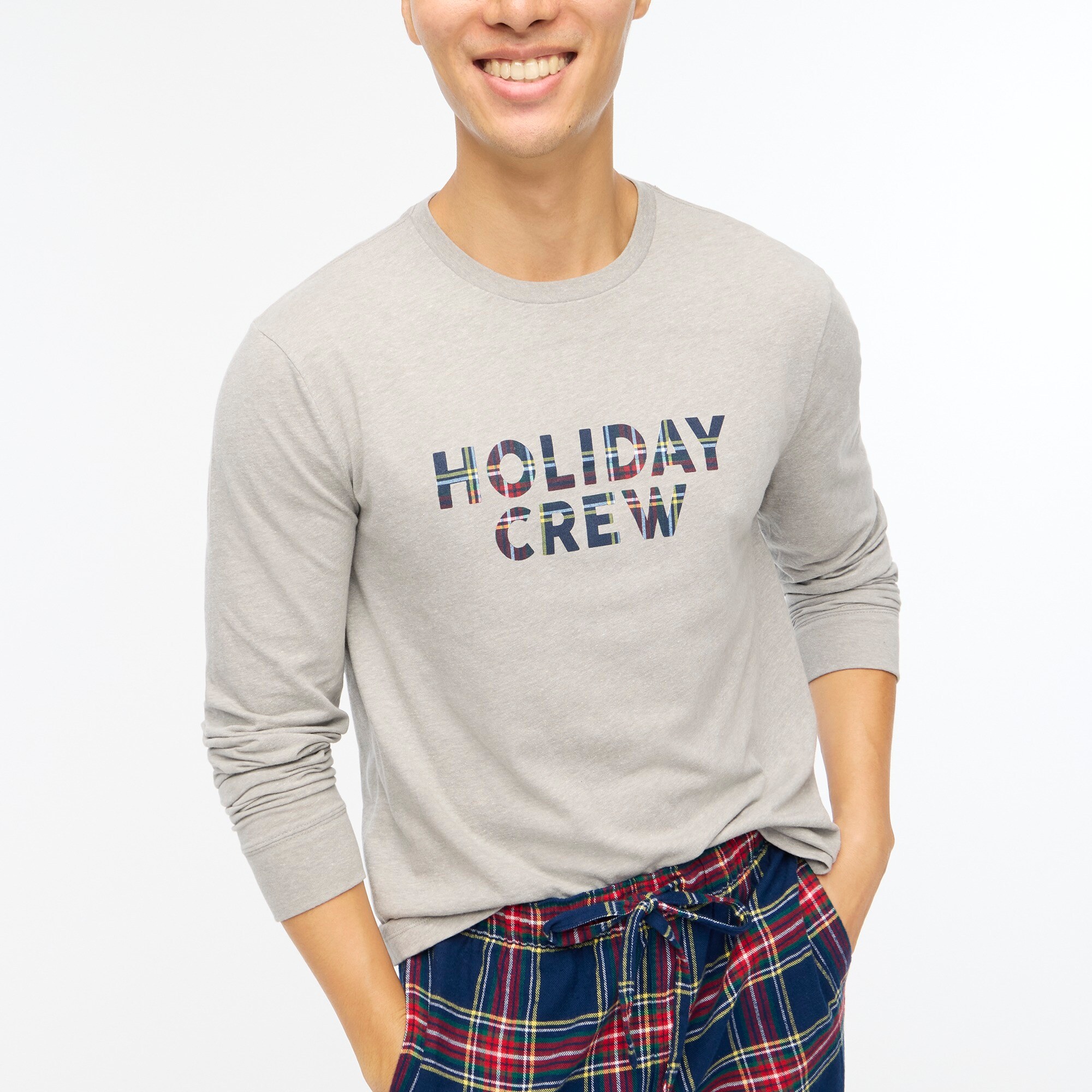 mens &quot;Holiday crew&quot; graphic tee