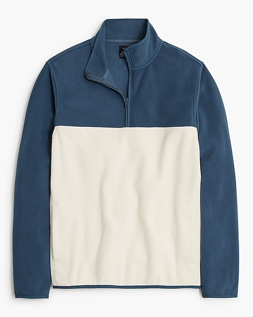  Colorblock half-zip pullover