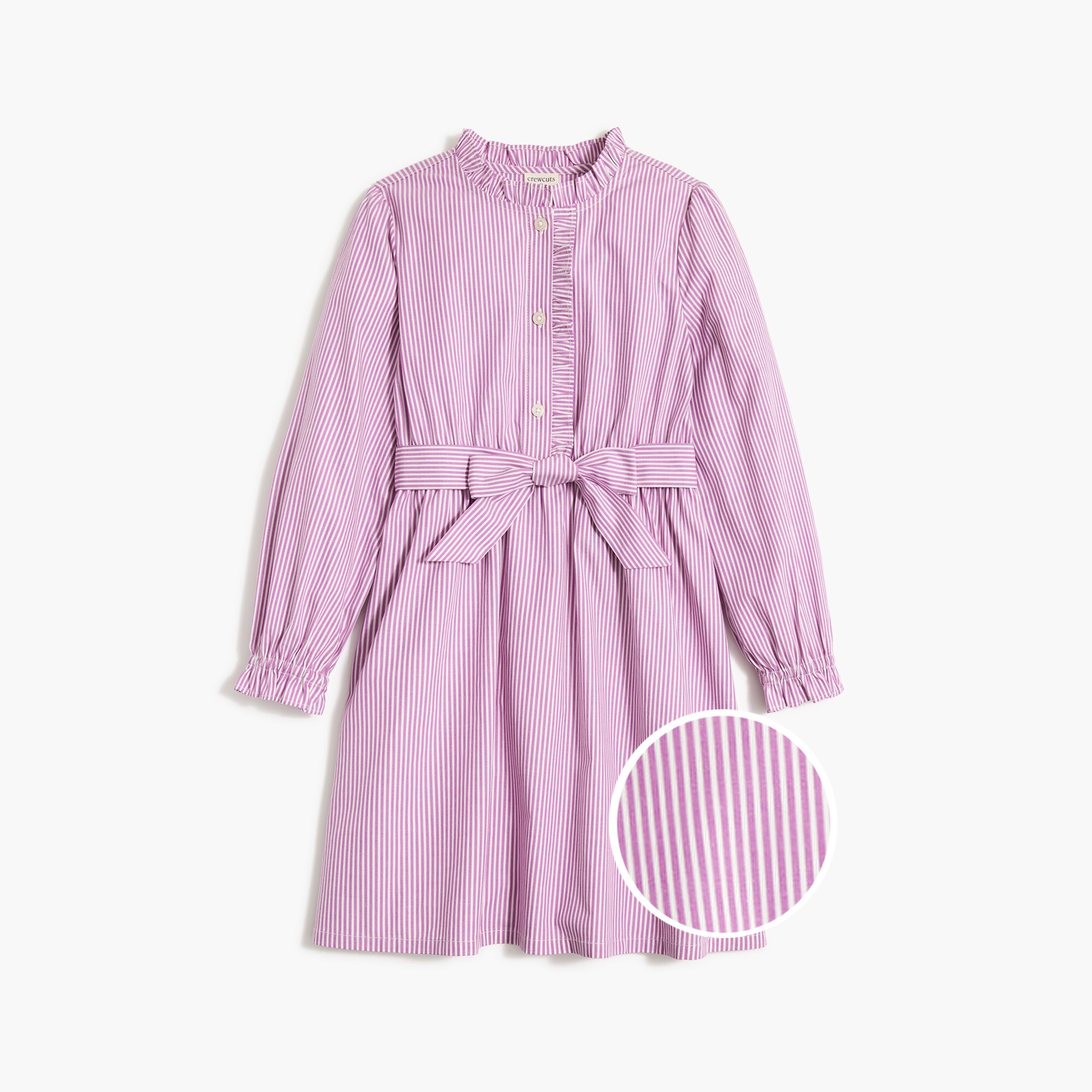Girls' striped dress