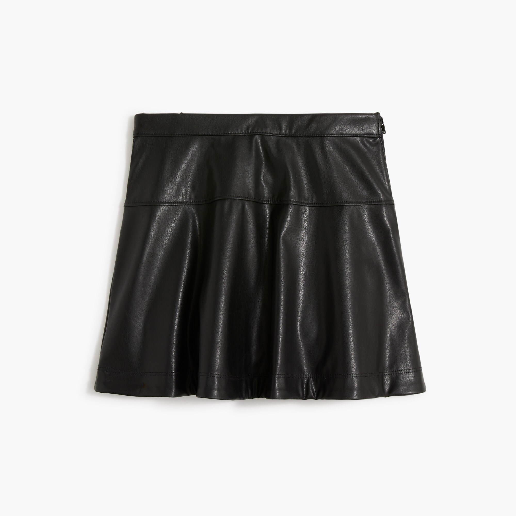 girls' faux-leather skirt for girls
