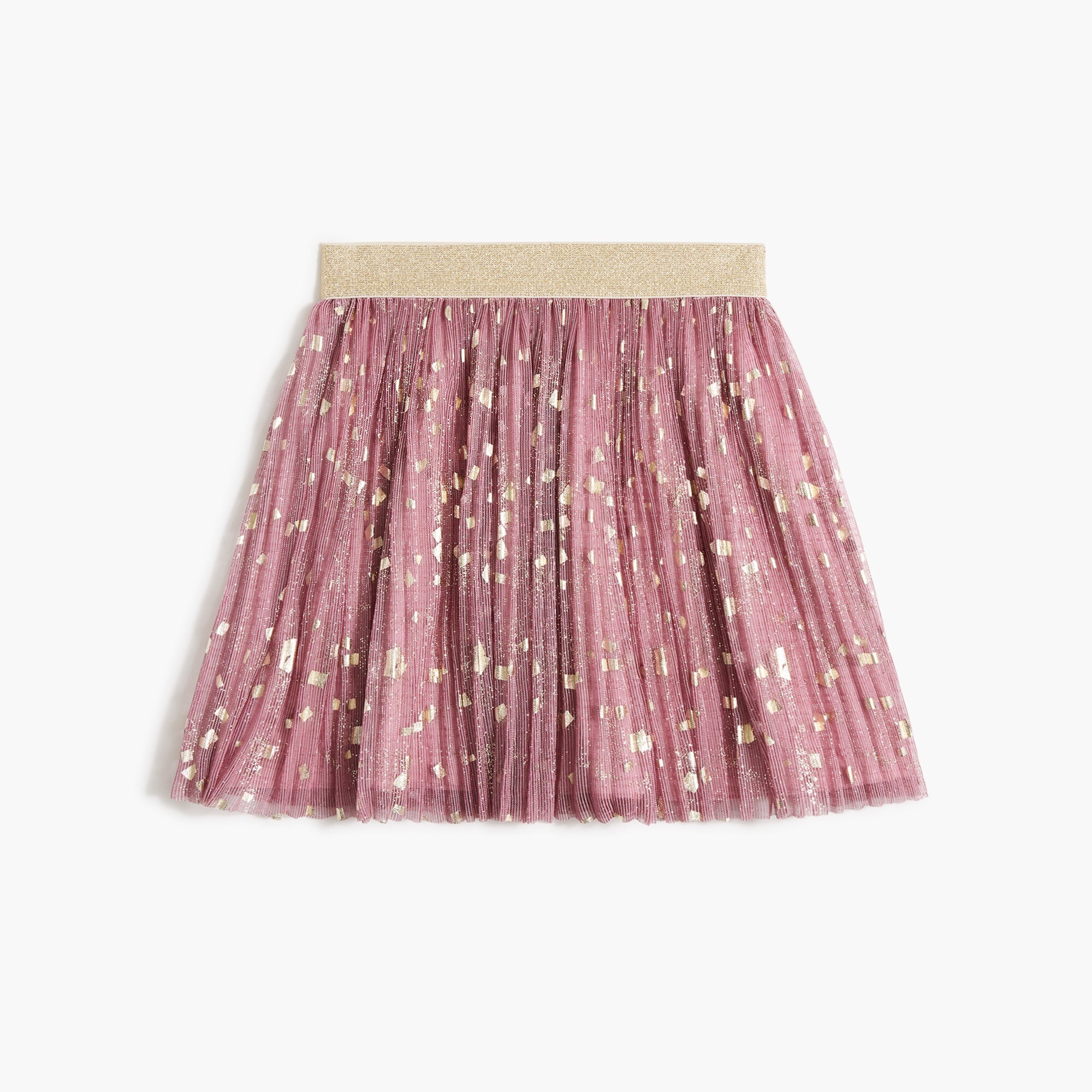 Girls' shimmer dot skirt