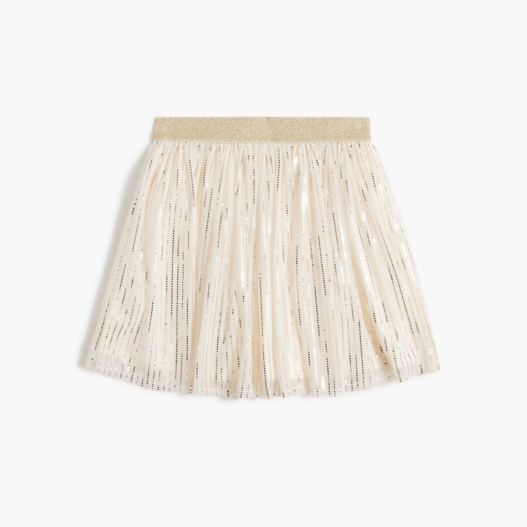 Girls' shimmer dot skirt