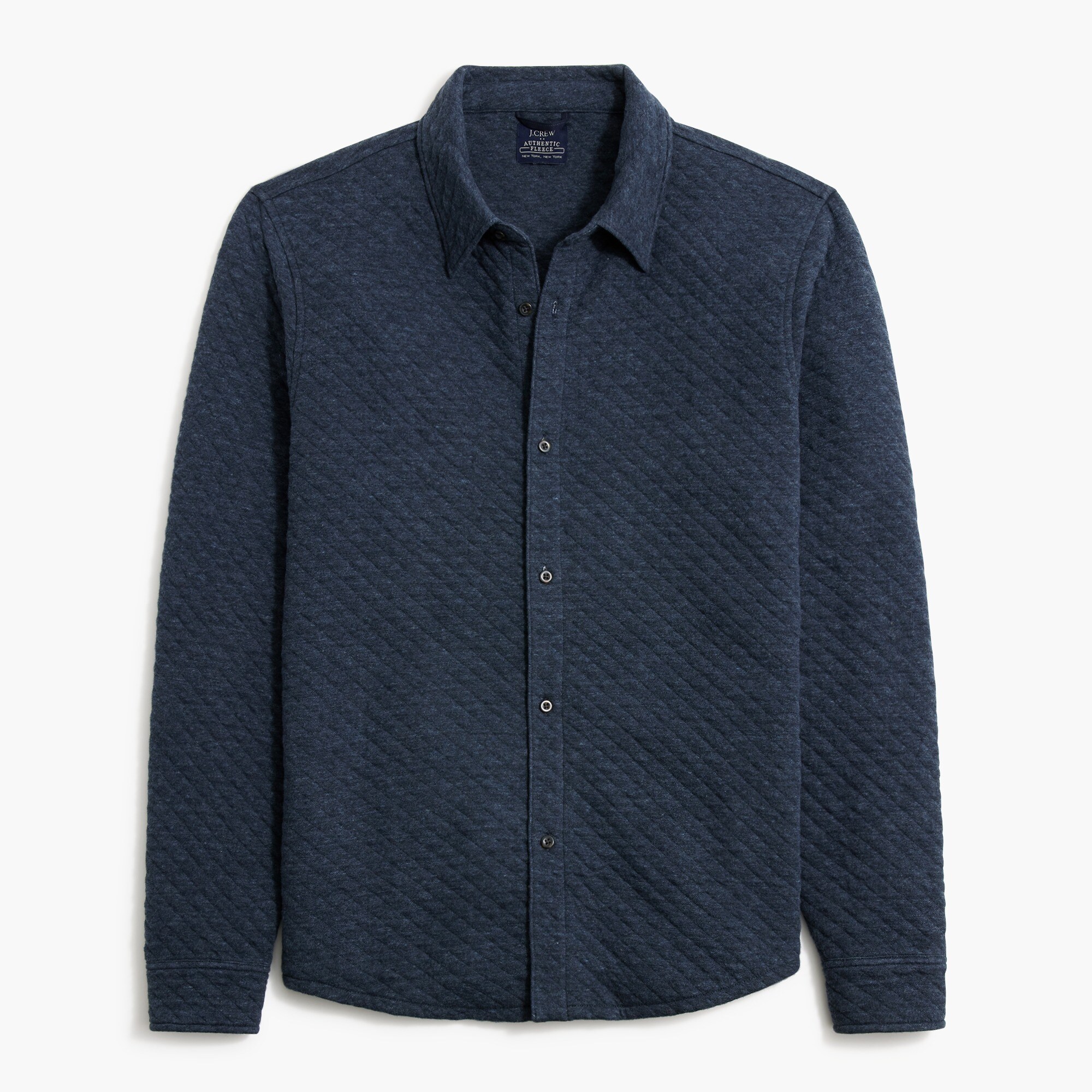 quilted shirt-jacket for men