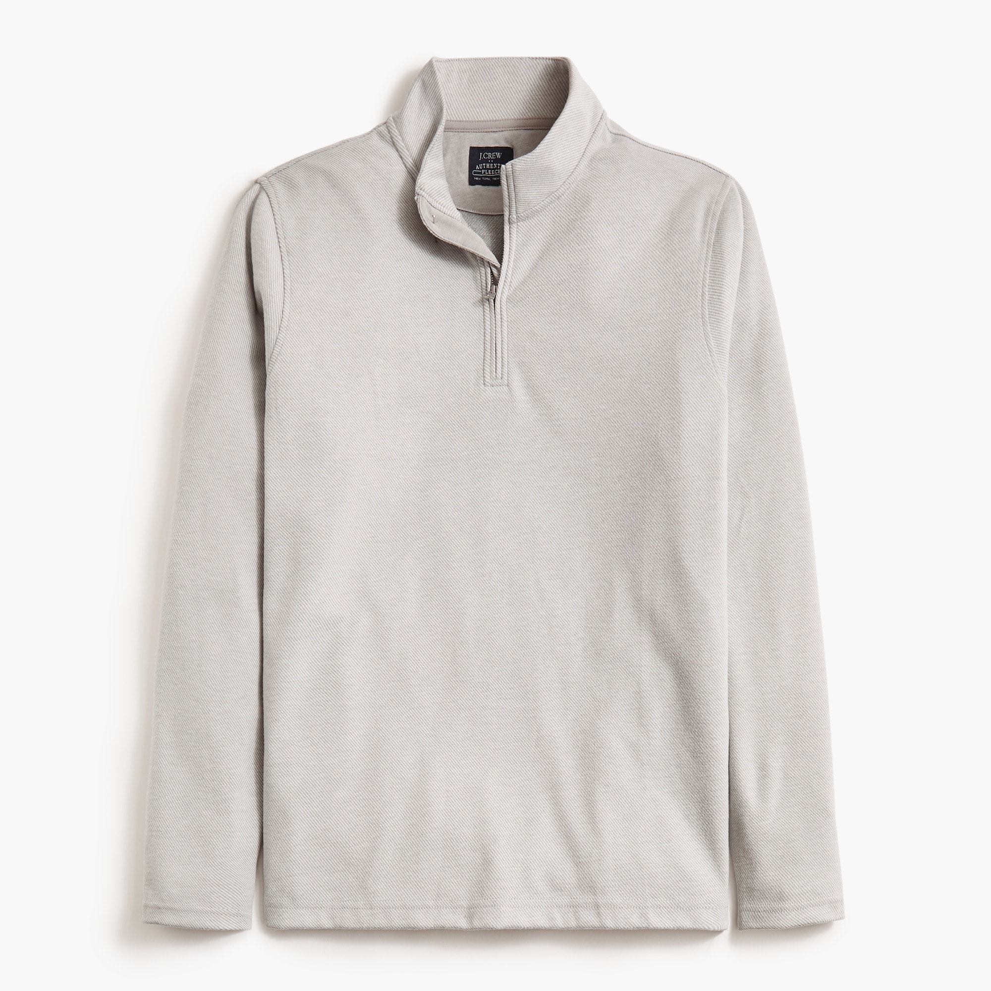 Double-knit half-zip