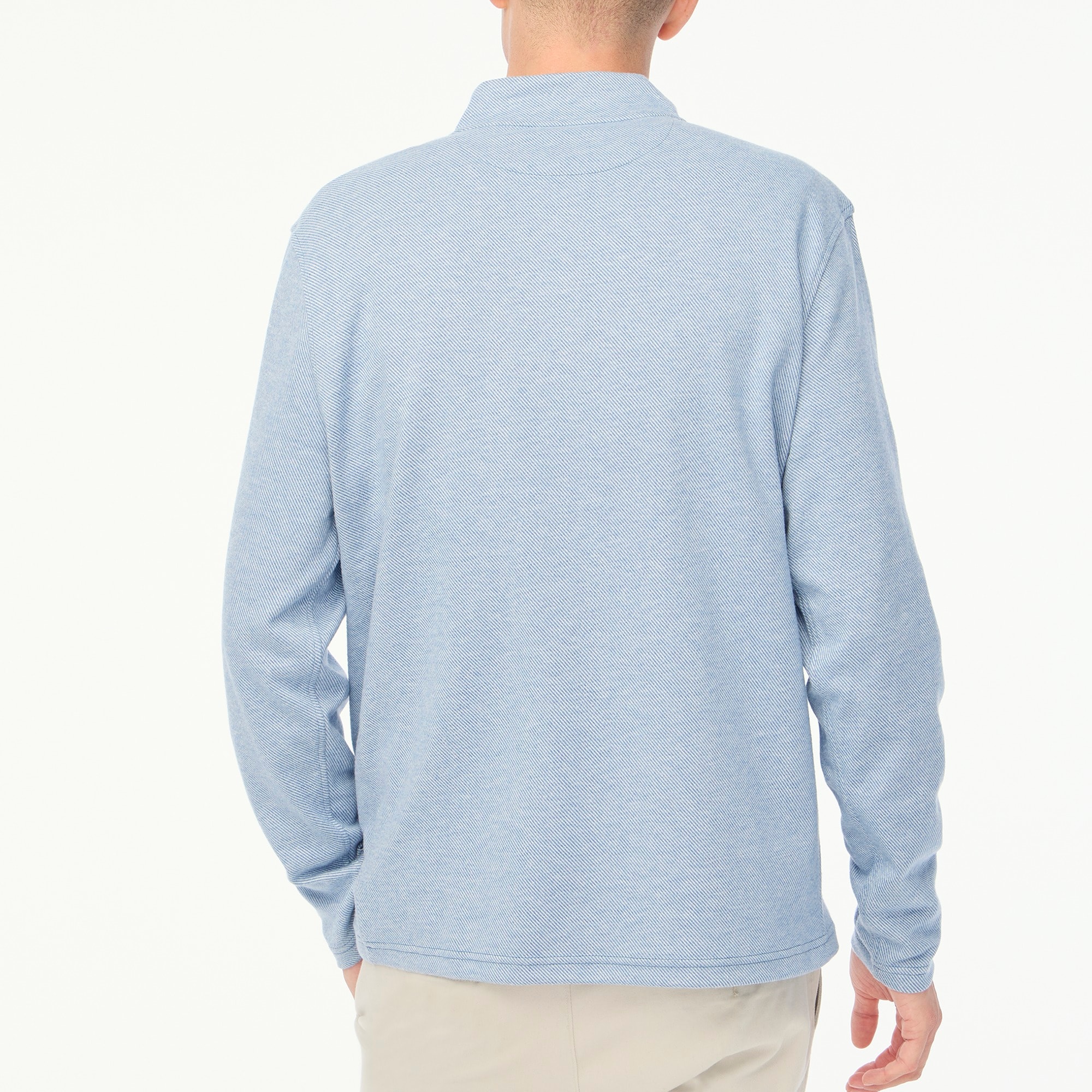 Double-knit half-zip
