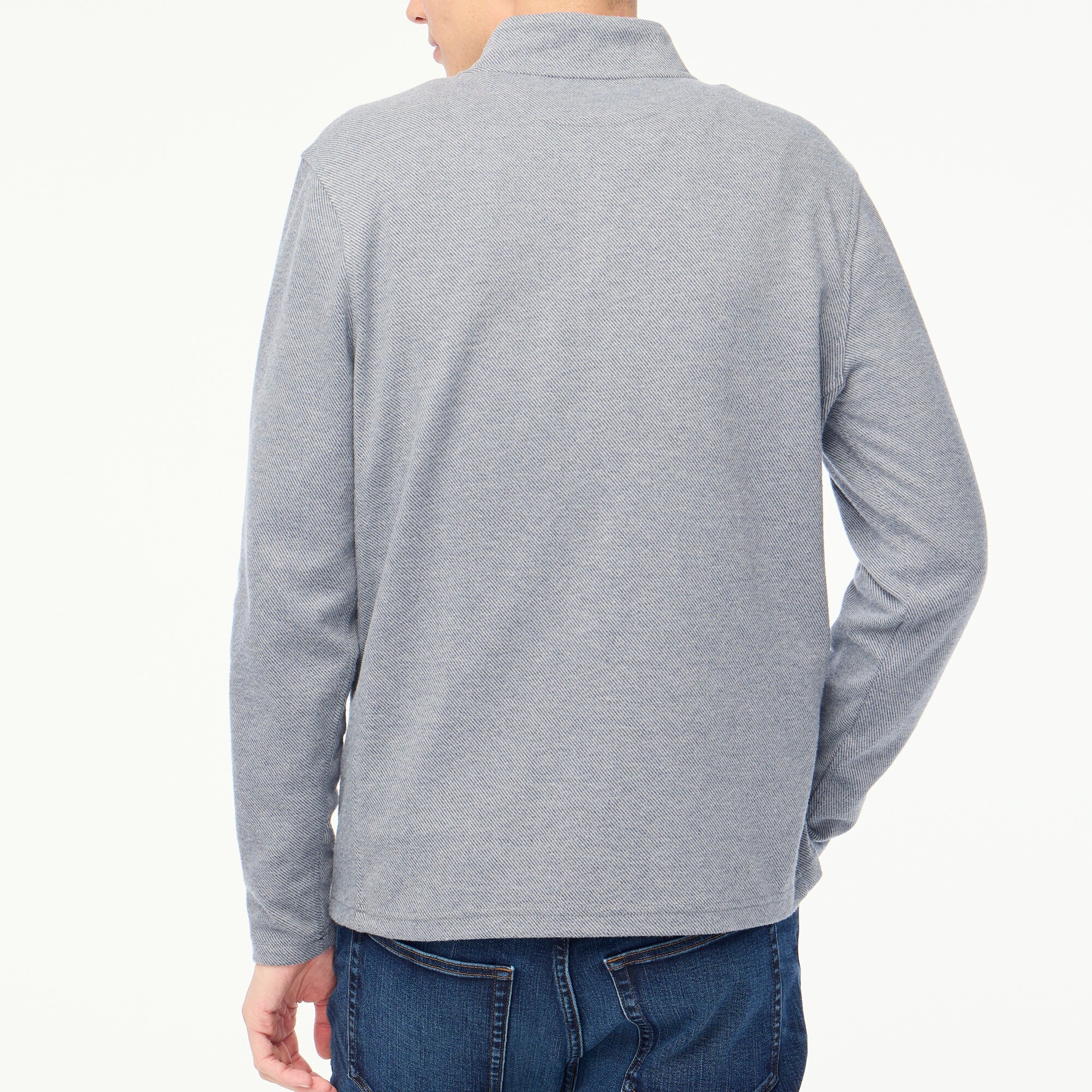 Double-knit half-zip