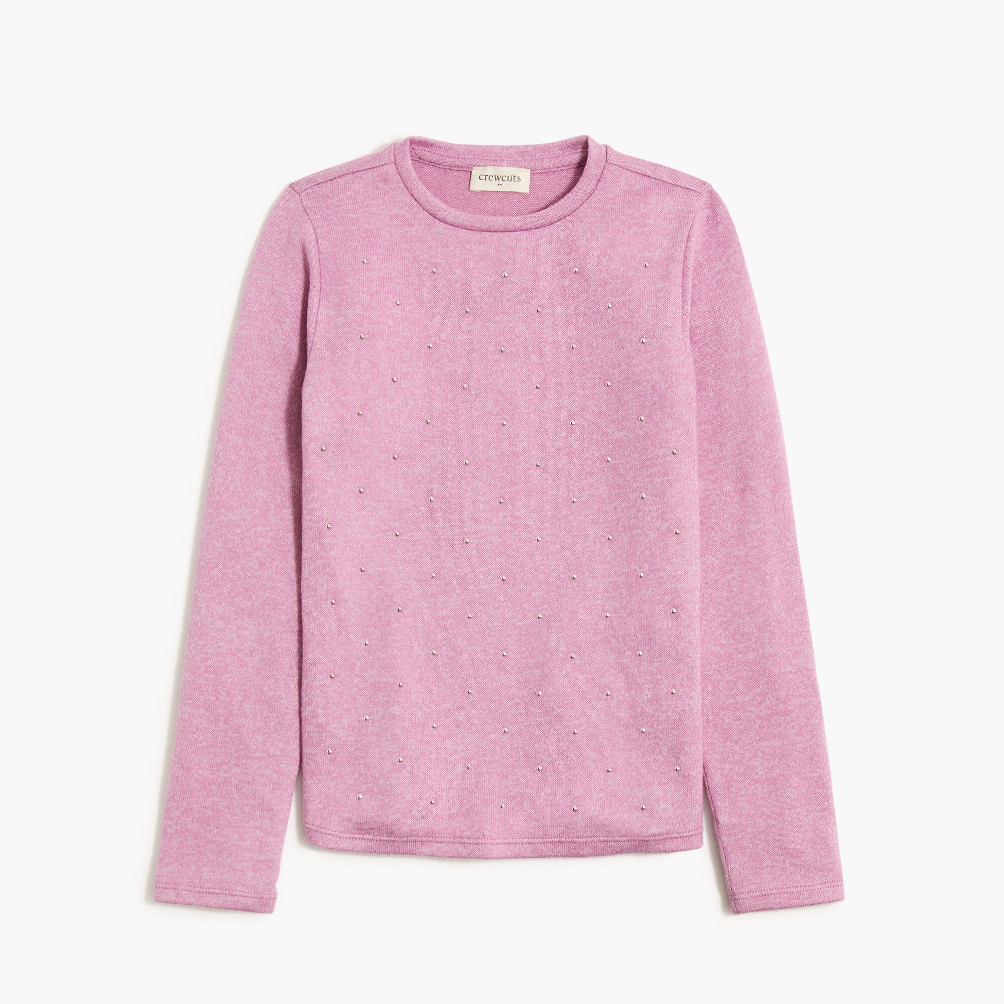 Girls' extra-soft bejeweled top