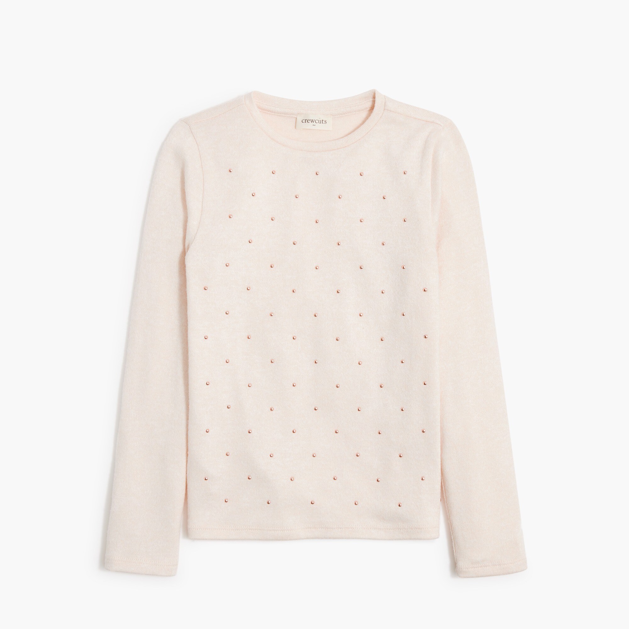  Girls' extra-soft bejeweled top