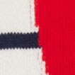 Girls' striped heart sweater IVORY NAVY RED HEART factory: girls' striped heart sweater for girls