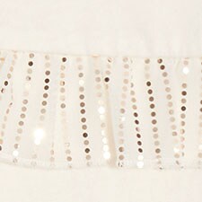 Girls' mixed-media ruffle-yoke tee IVORY factory: girls' mixed-media ruffle-yoke tee for girls