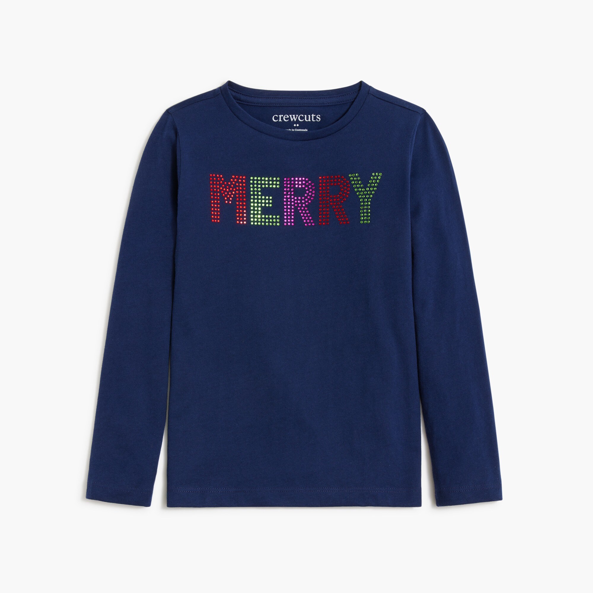 Girls' "Merry" graphic tee