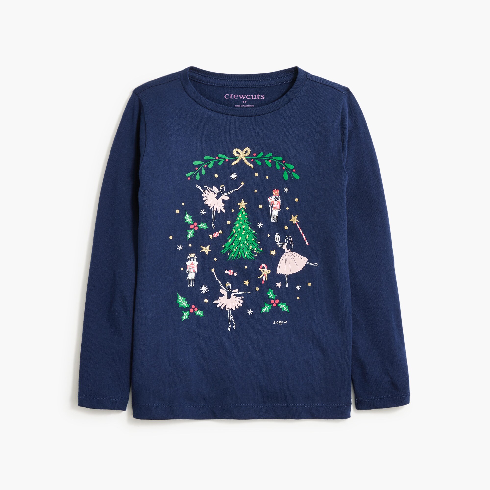 Girls' ballet dancers graphic tee