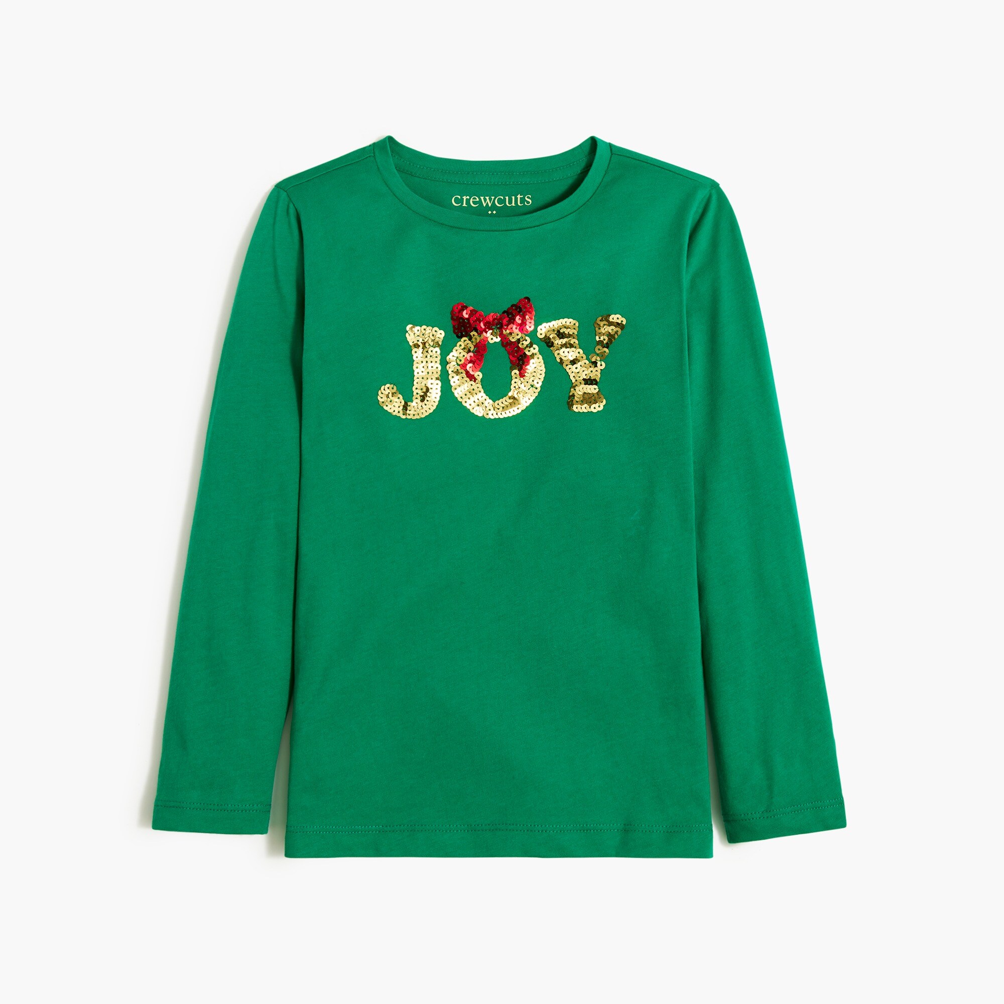 girls' sequin "joy" graphic tee for girls