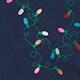 Girls' holiday lights graphic tee STRING LIGHTS NECKLACE factory: girls' holiday lights graphic tee for girls