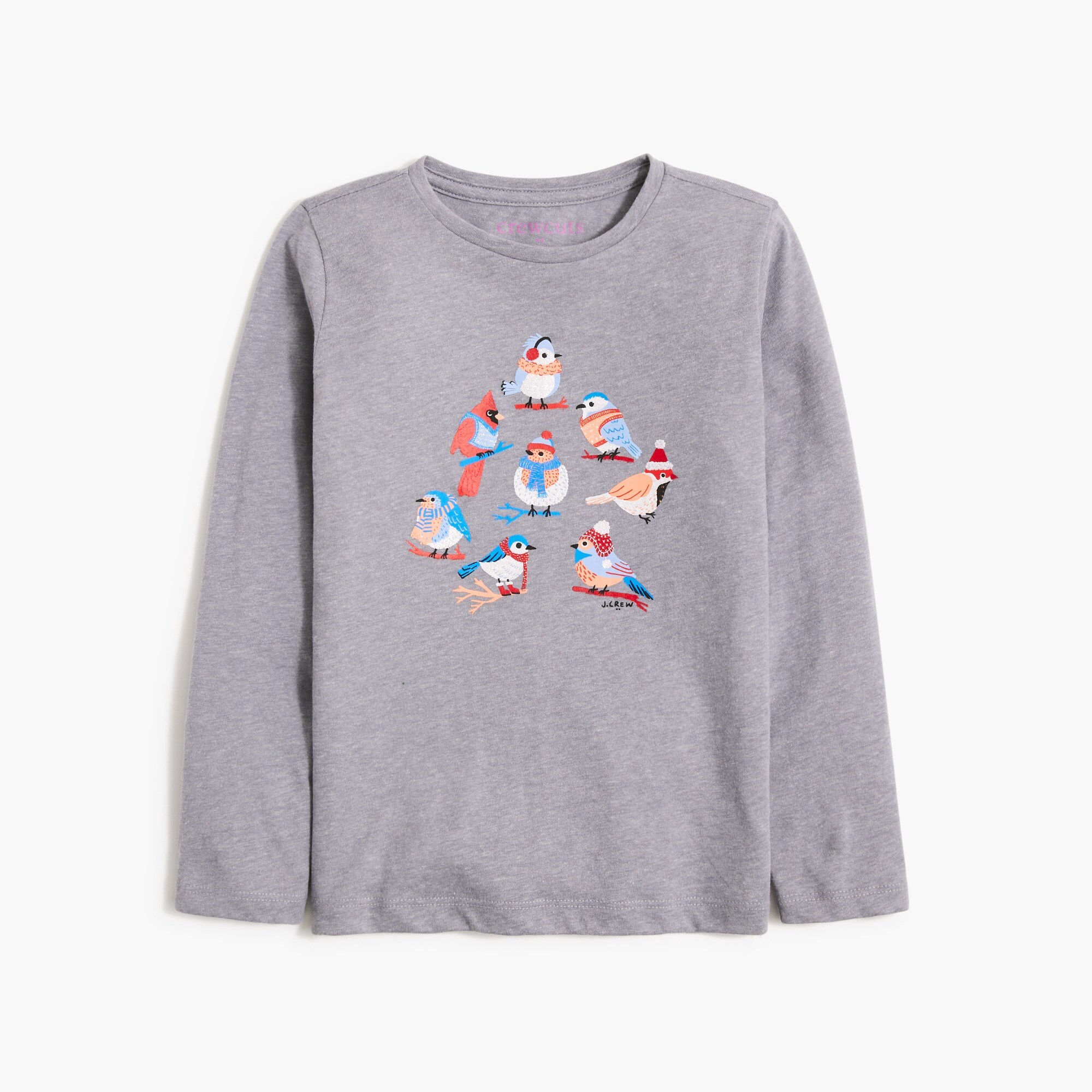 Girls' snowbird graphic tee