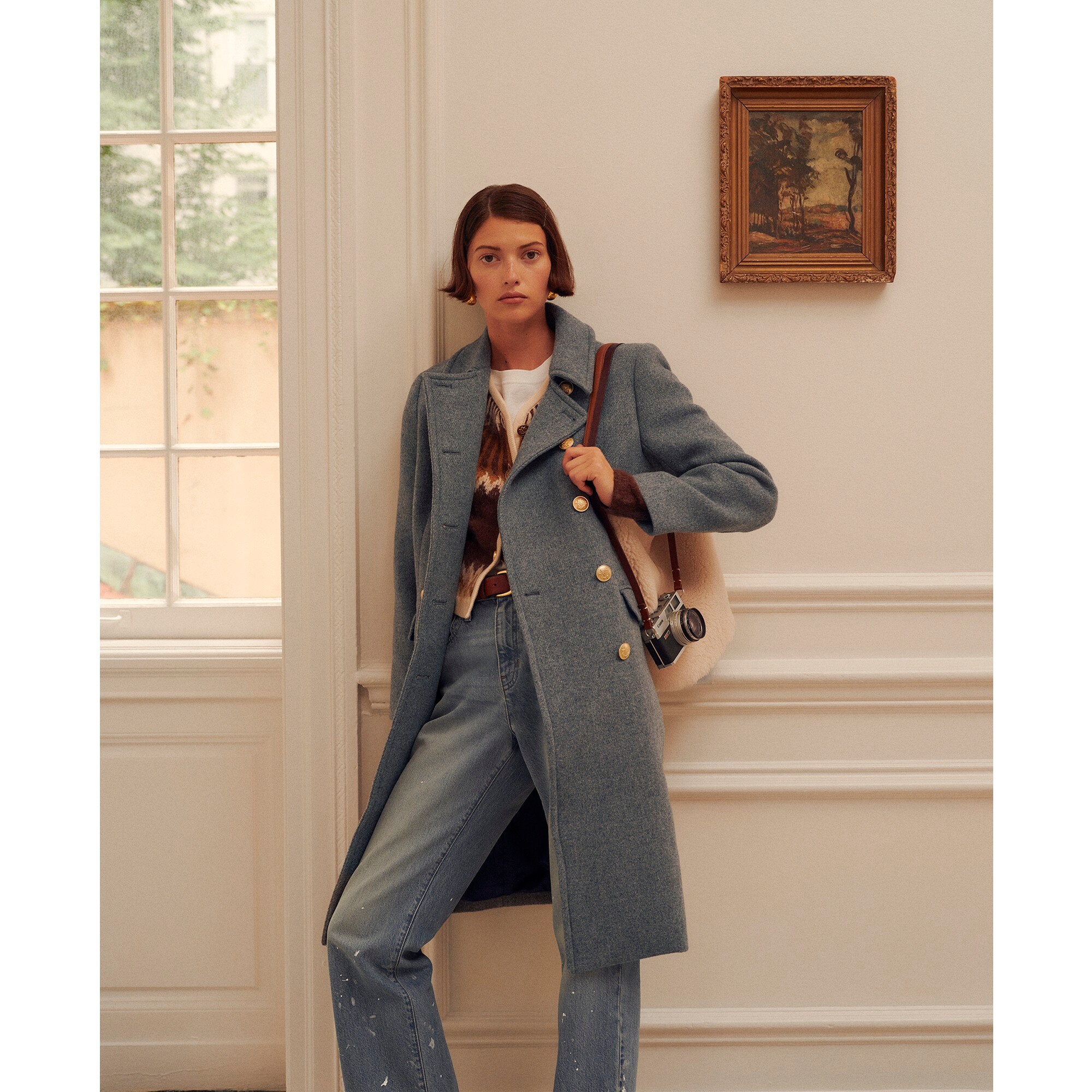 J.Crew: Warwick Topcoat In Italian Stadium-cloth Wool Blend
