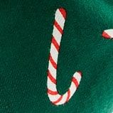 Crewmutts dog bandana CANDY CANES