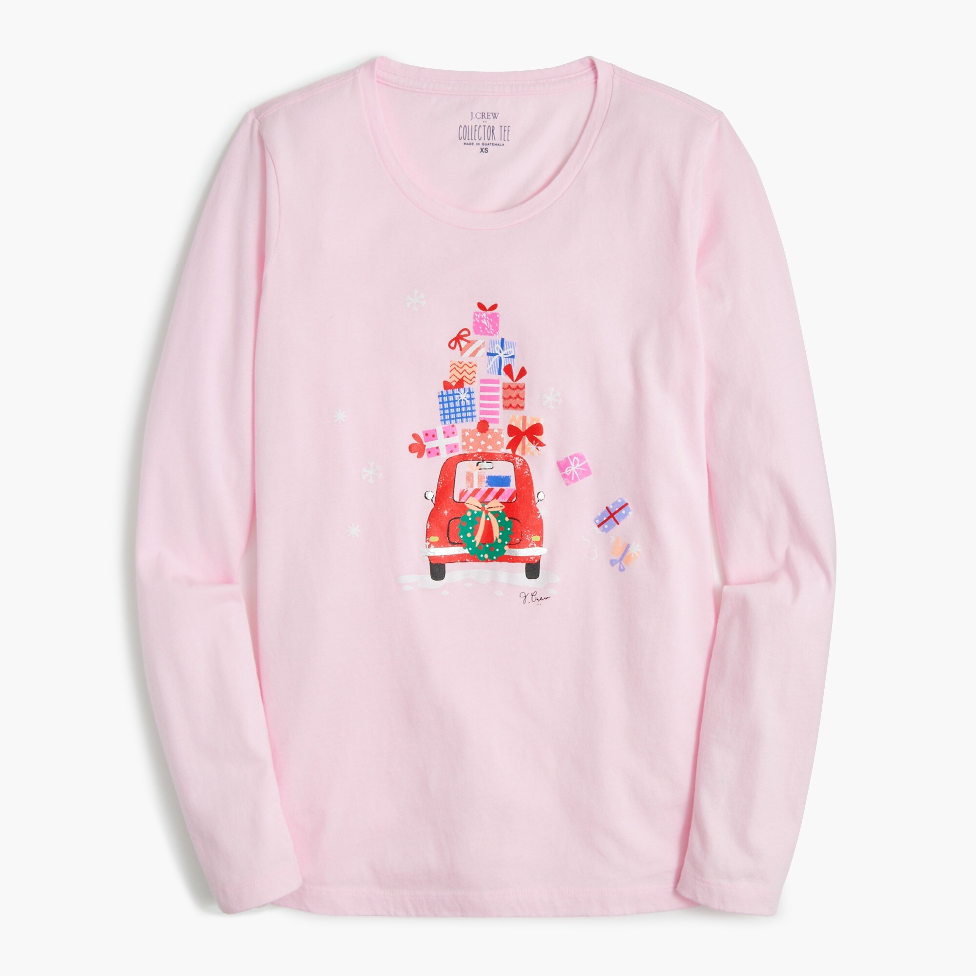 present car graphic tee for women
