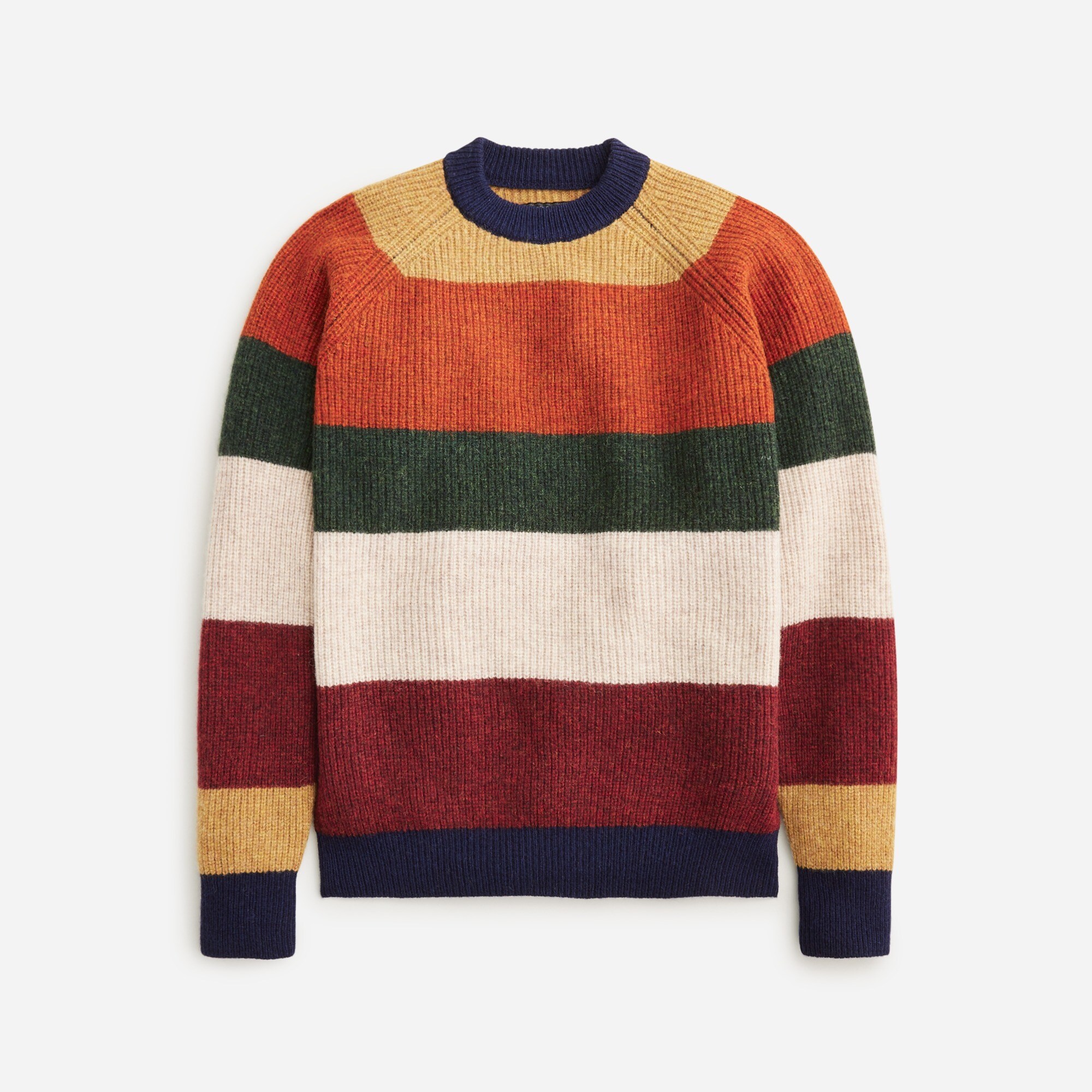 mens BEAMS PLUS wool sweater in stripe