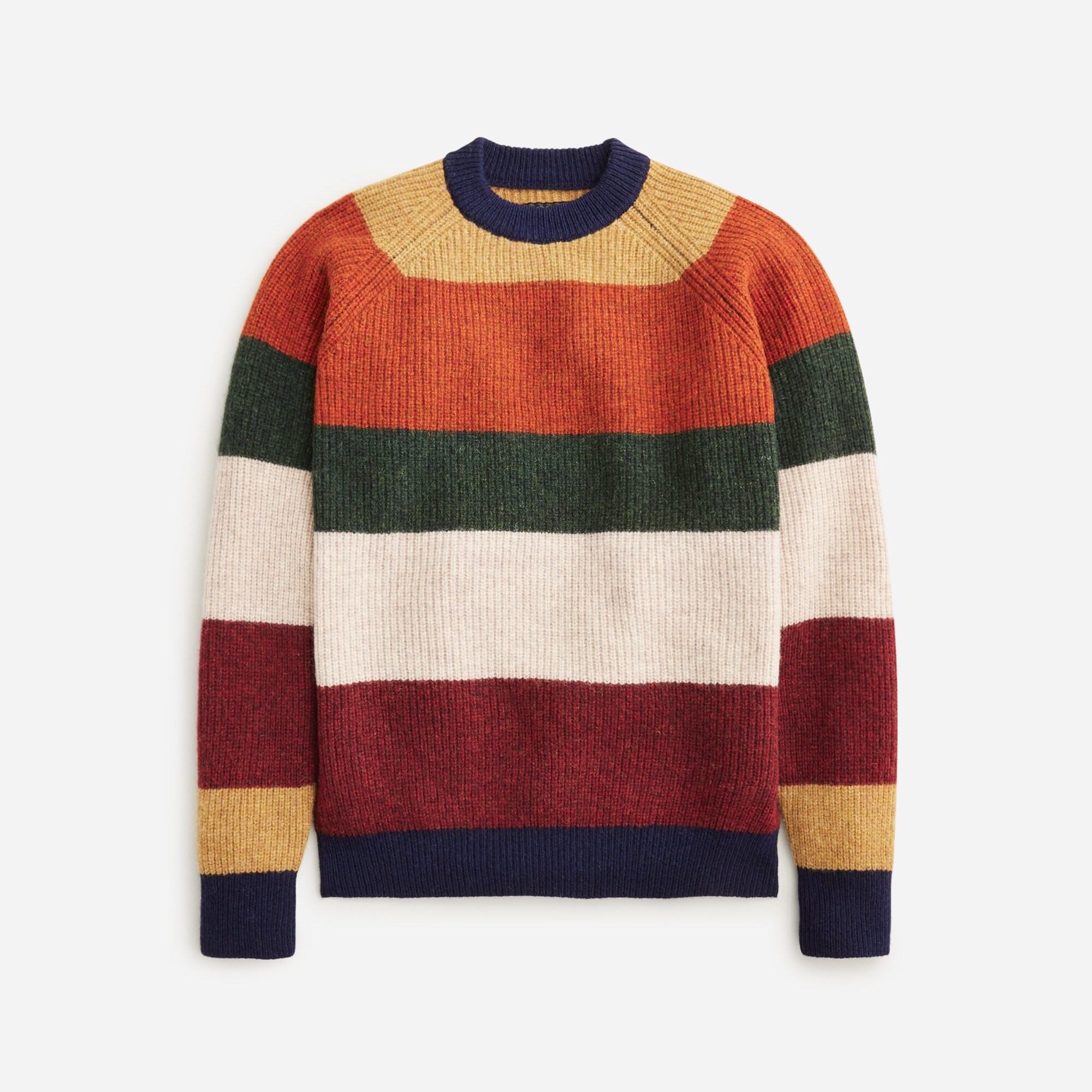 BEAMS PLUS wool sweater in stripe