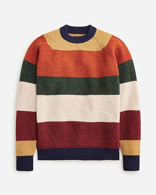  BEAMS PLUS wool sweater in stripe