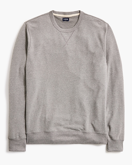  Soft cotton-blend crewneck pullover sweatshirt