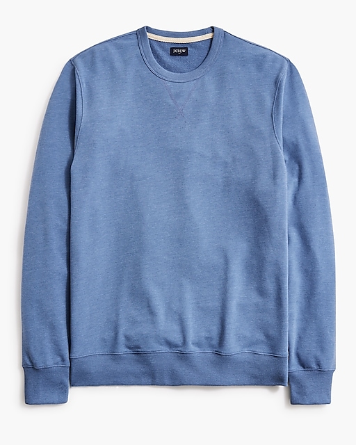  Soft cotton-blend crewneck pullover sweatshirt