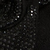 Crystal bow kitten heels BLACK factory: crystal bow kitten heels for women