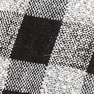 Metallic gingham knotted headband SILVER AND BLACK LUREX  factory: metallic gingham knotted headband for women