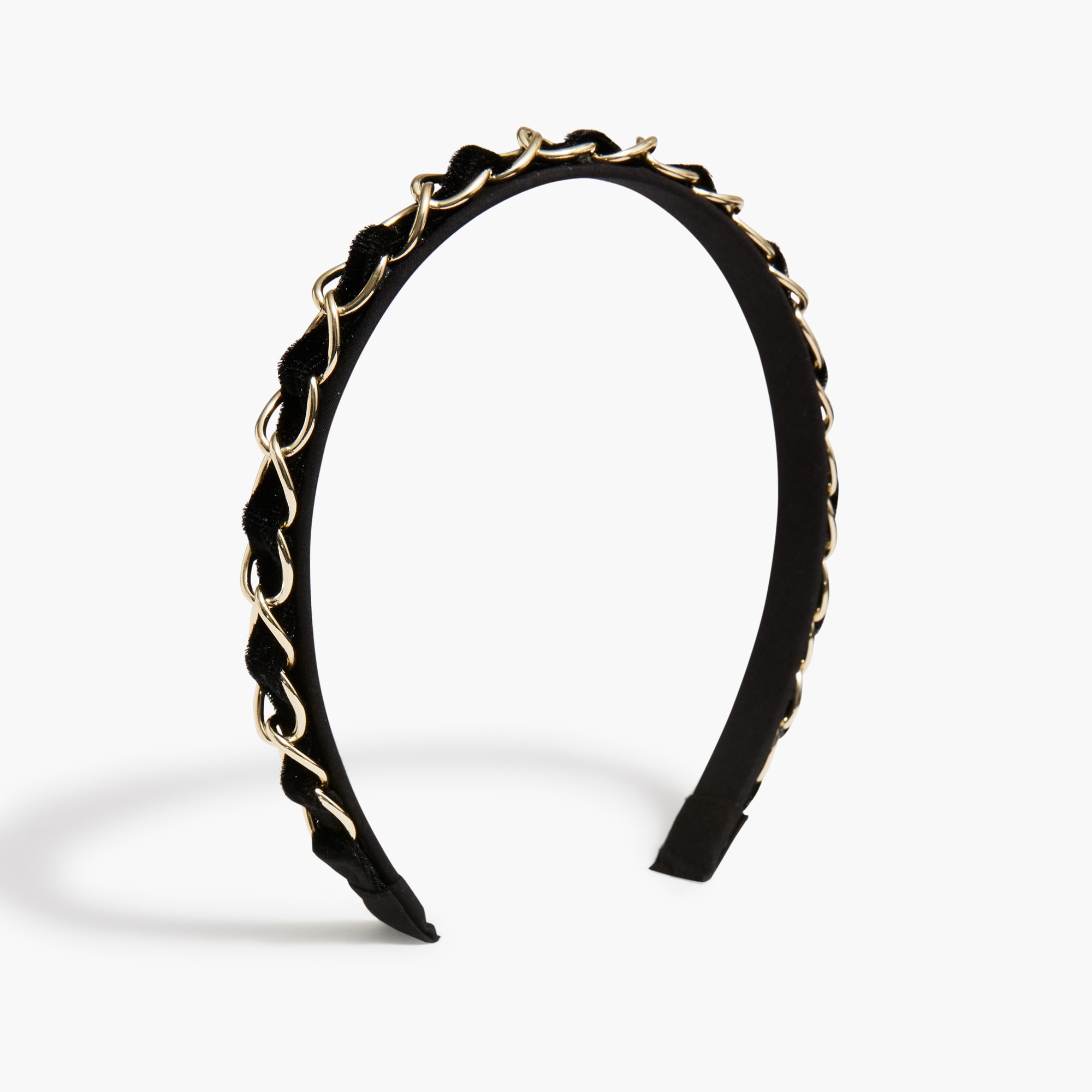 Gold chain headband