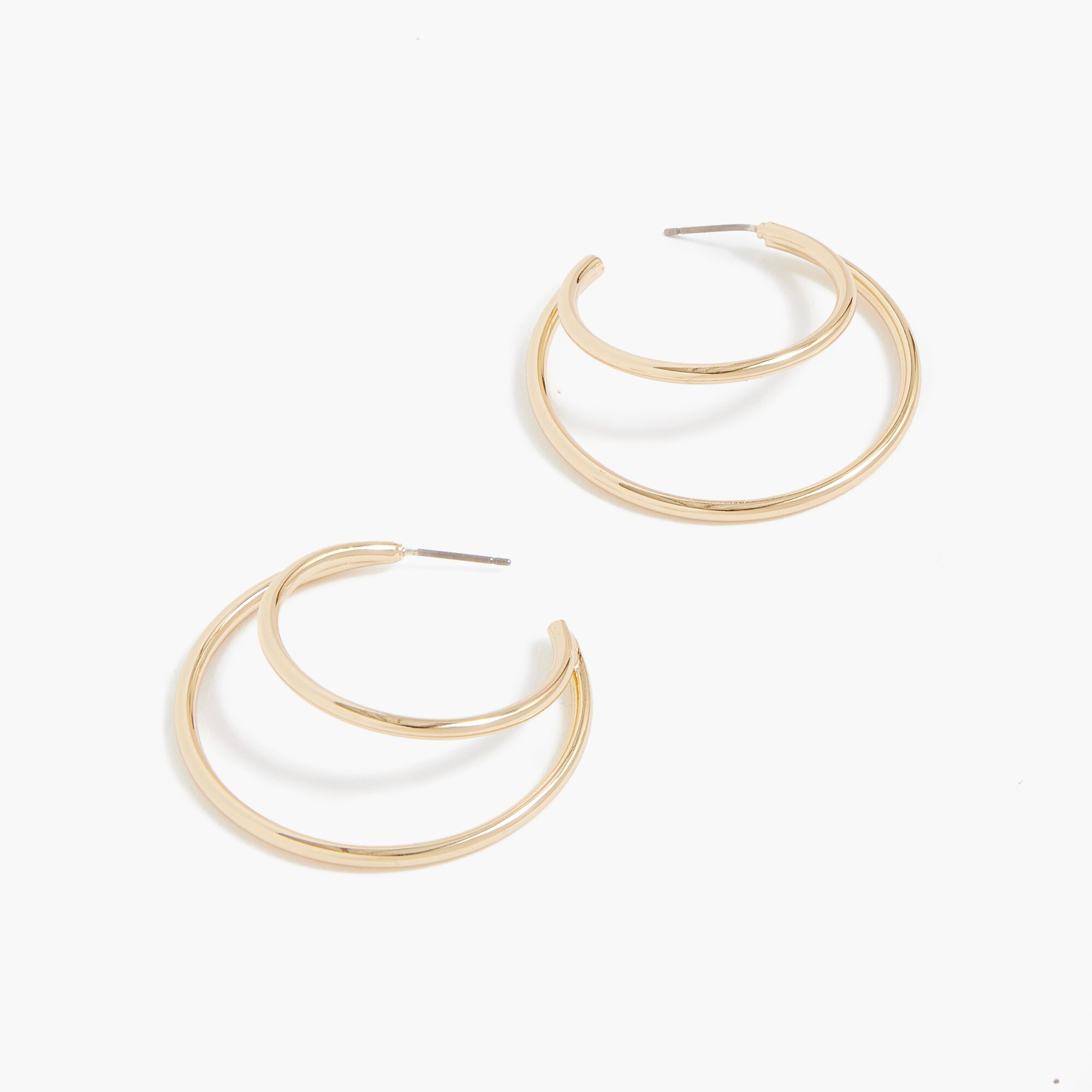 double hoop earrings for women