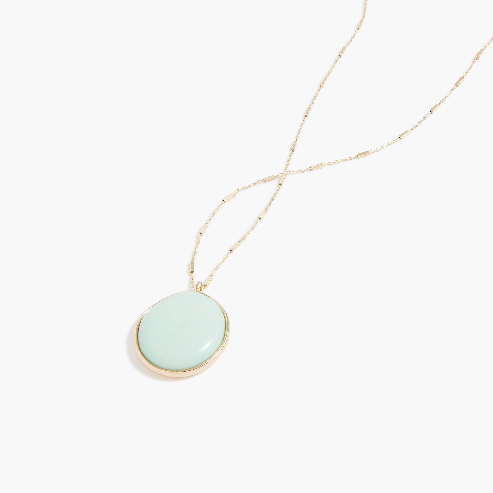 factory: semiprecious stone pendant statement necklace for women